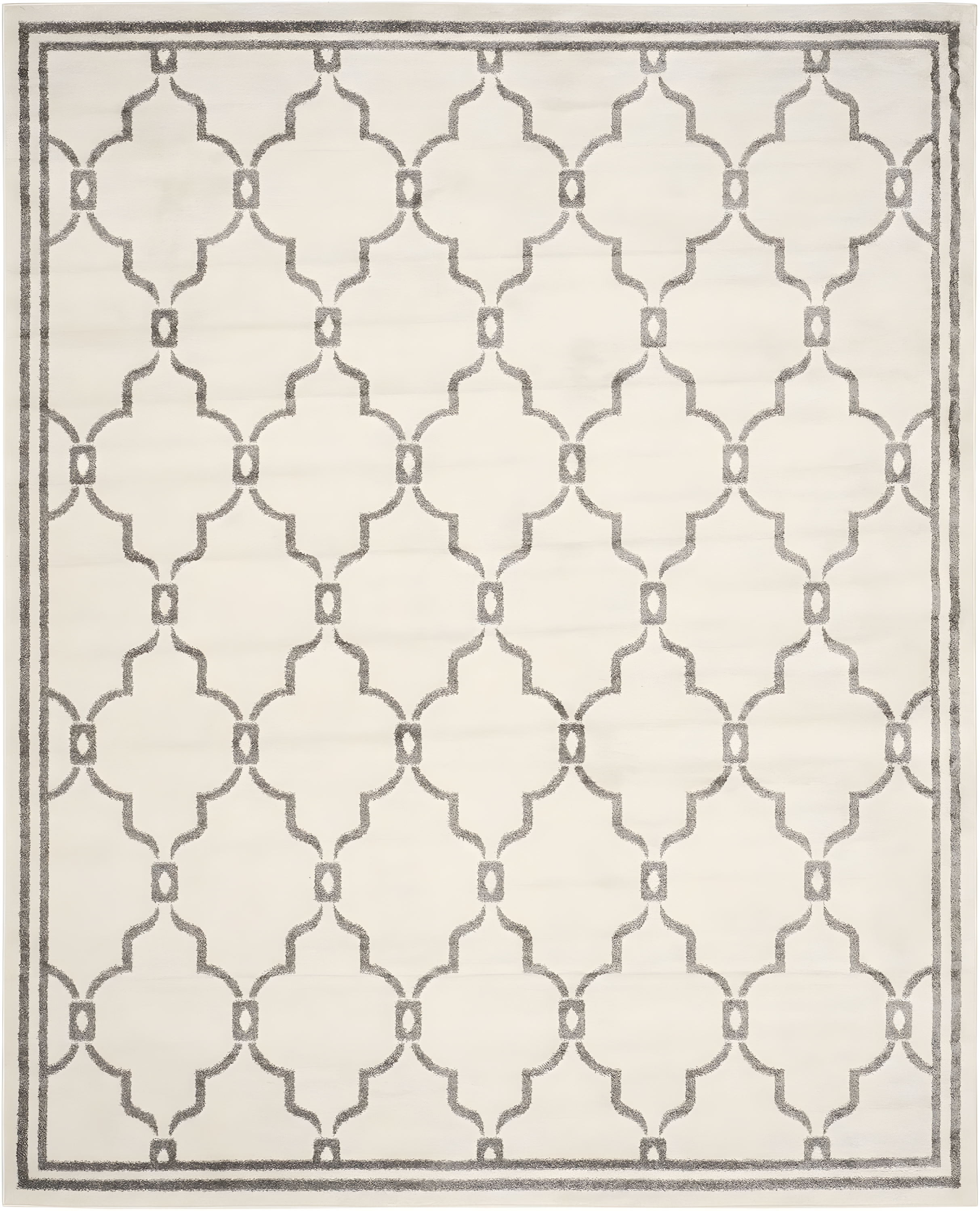 Amherst AMT414 Power Loomed Indoor Area Rug - Ivory/Grey - 8'x10' - Safavieh
