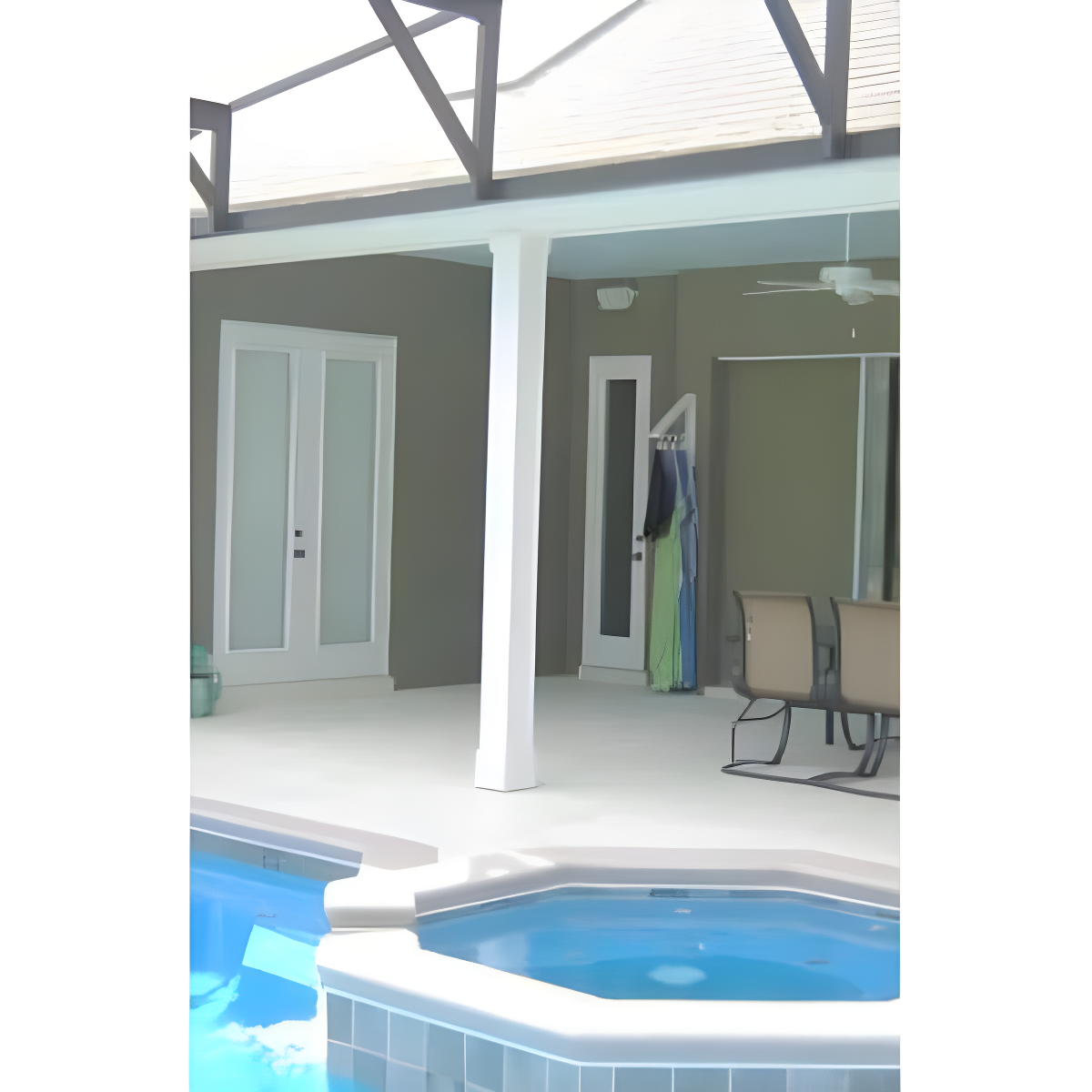 Arrow Hanger Wall Mount Clothing Hanging System, White