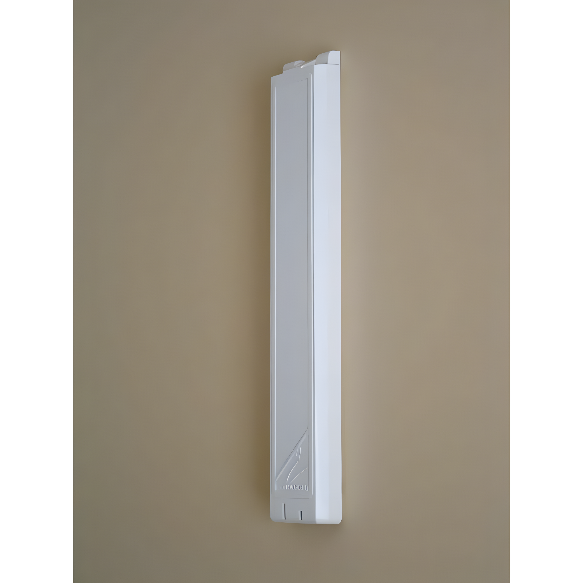 Arrow Hanger Wall Mount Clothing Hanging System, White