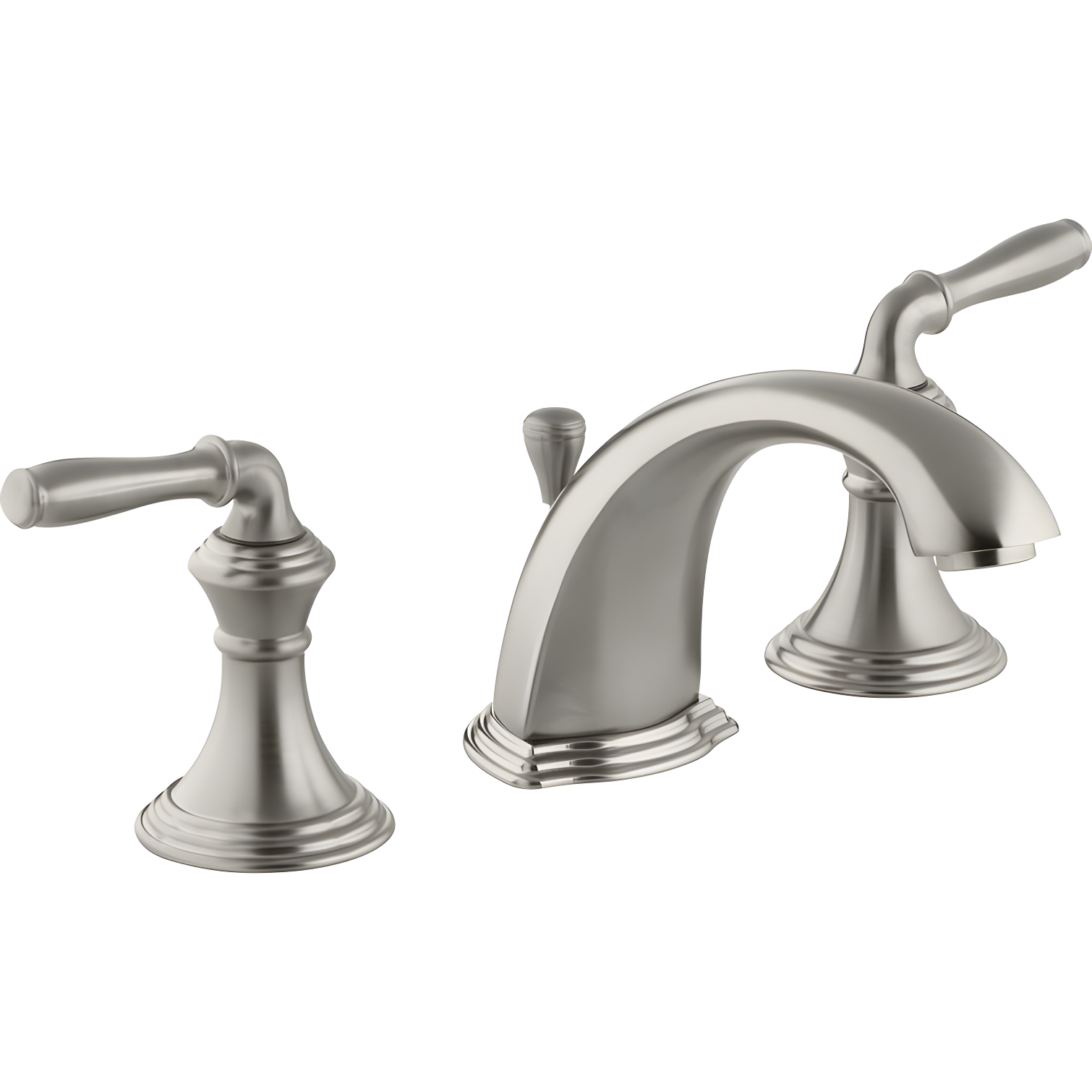 Kohler ® Devonshire ® Widespread Brushed Nickel Bathroom Sink Faucet