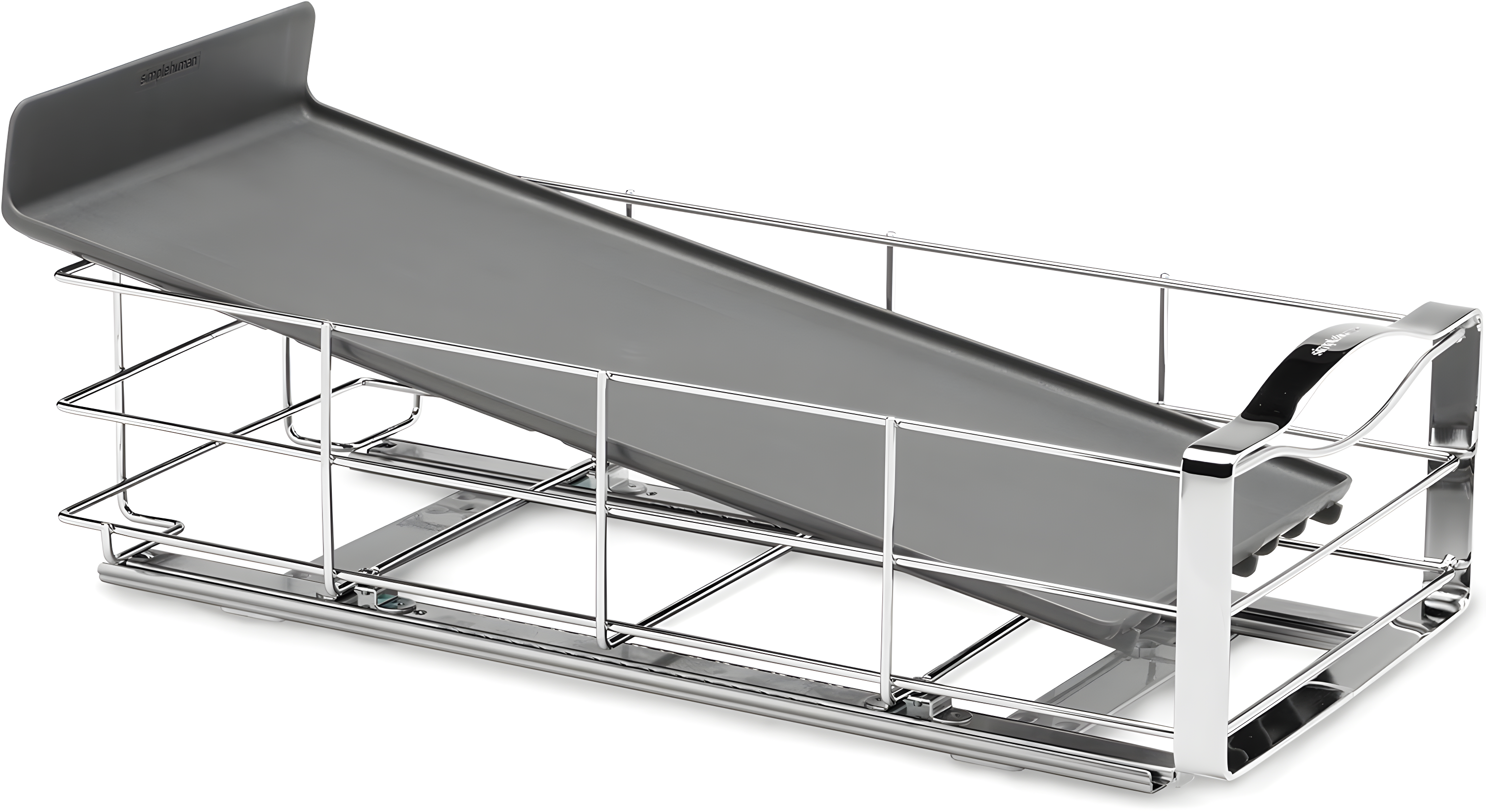 Simplehuman Pull-Out Cabinet Organizer, Heavy-Gauge Steel Frame
