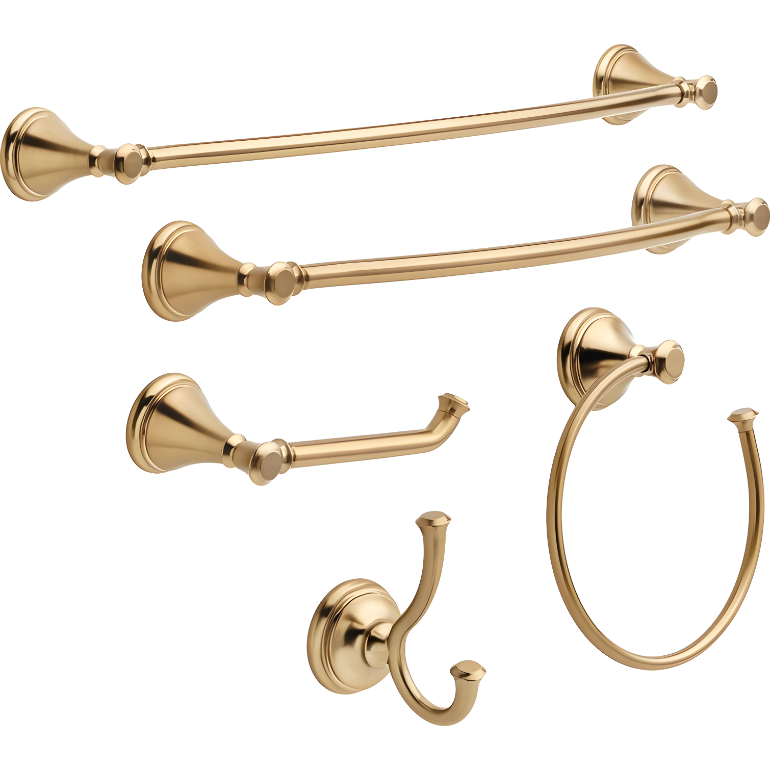 Cassidy Wall Mount Round Open Towel Ring Bath Hardware Accessory in Venetian Bronze