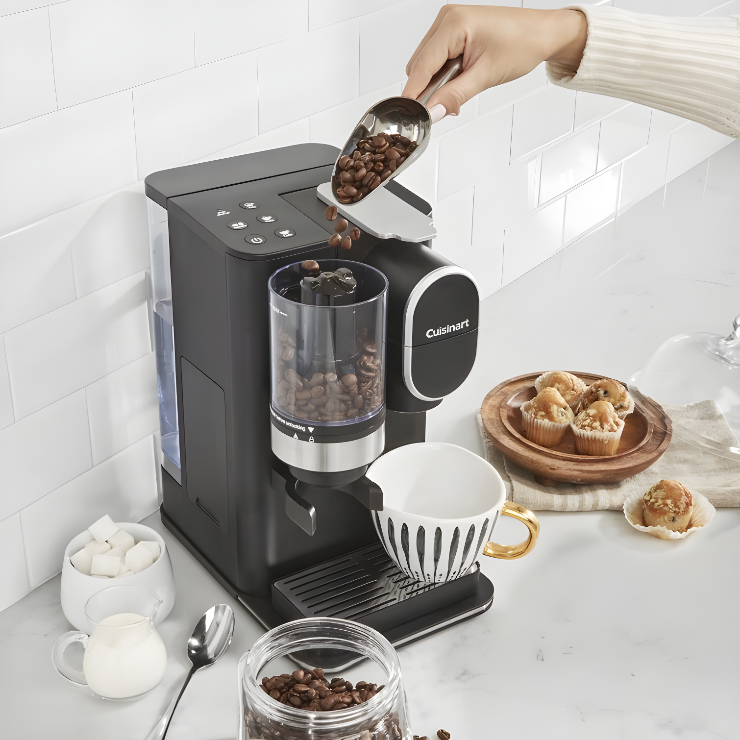 Cuisinart ® Grind & Brew ™ Single-Serve Coffee Maker