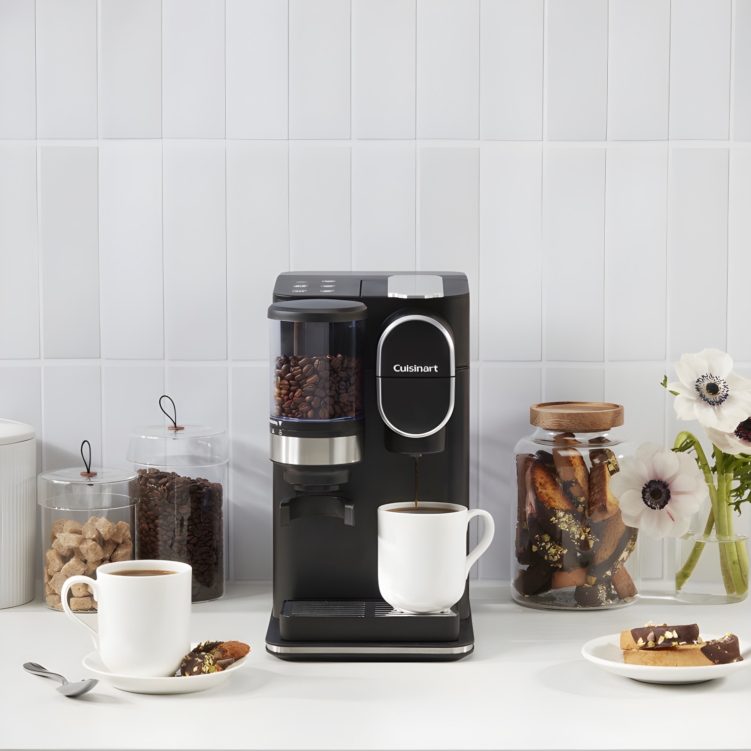 Cuisinart ® Grind & Brew ™ Single-Serve Coffee Maker