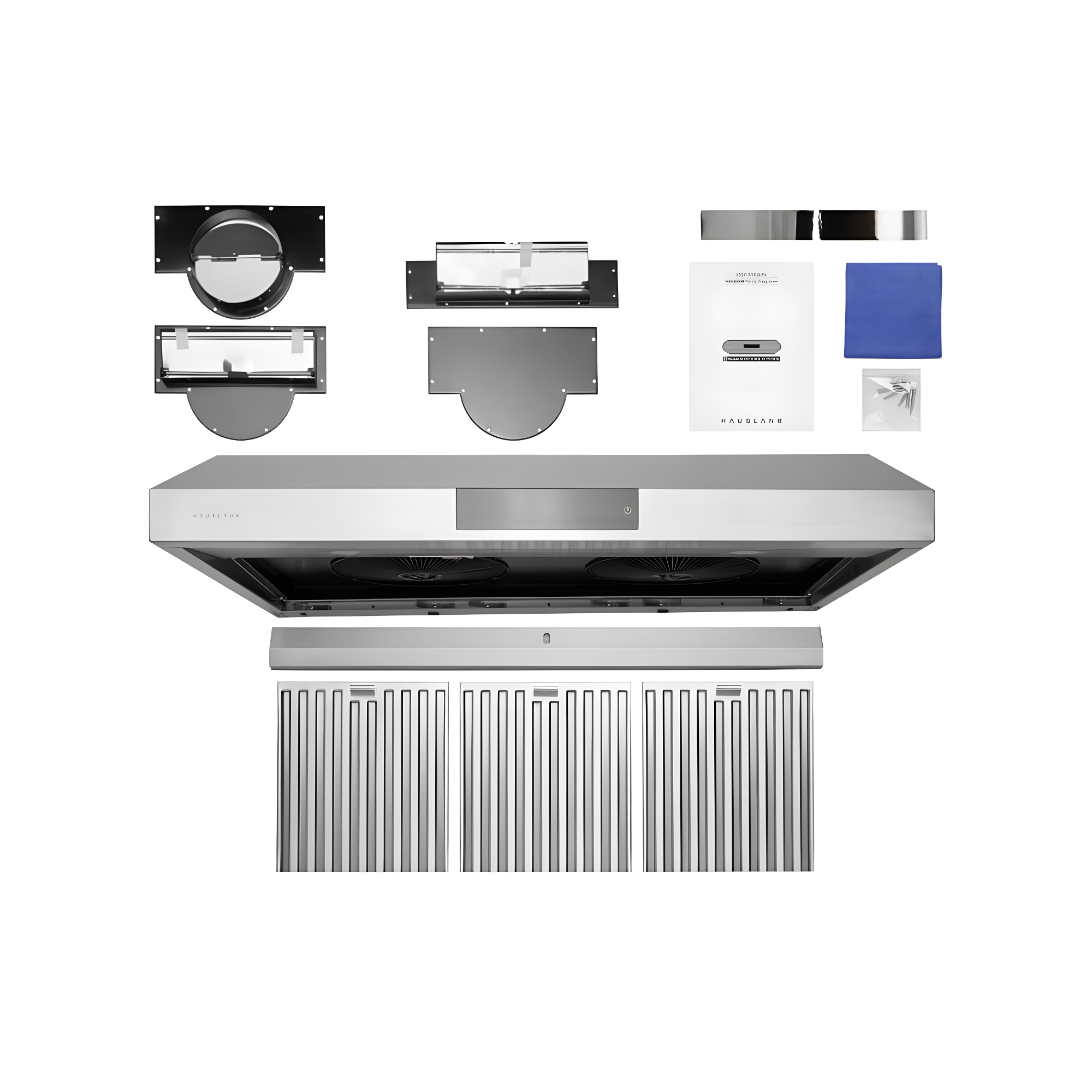 Hauslane Hauslane Range Hood 30 Inch - Under Cabinet Range Hood 30" Stainless Steel Kitchen Hood, Vent Hood 30 Inches, Stove Vent Hood for Kitchen, Vent Hoods 30 Inch with LED - Chef Series PS18 XJ-TLKX-SFBU