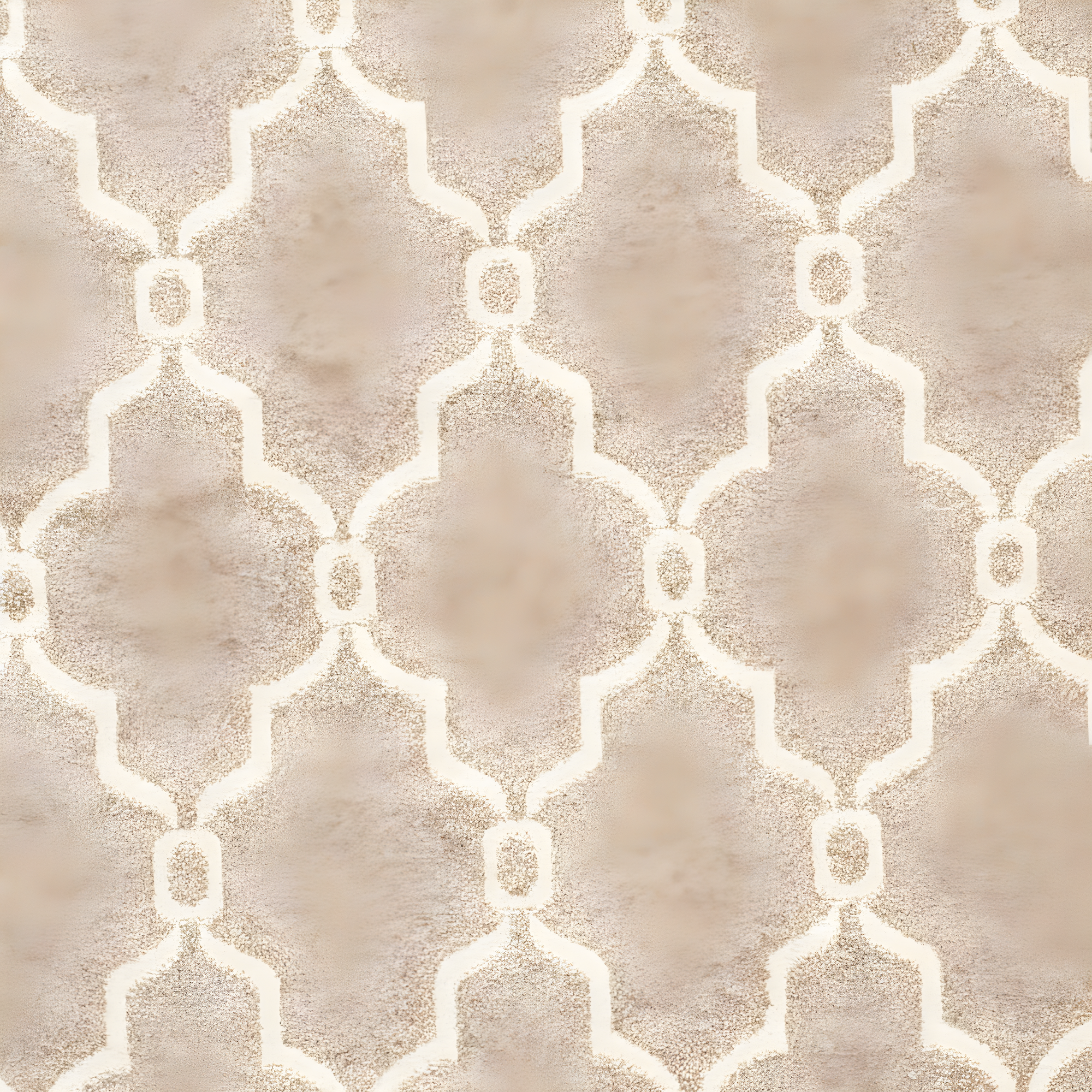Amherst AMT414 Power Loomed Indoor Area Rug - Wheat/Beige - 7' Round - Safavieh