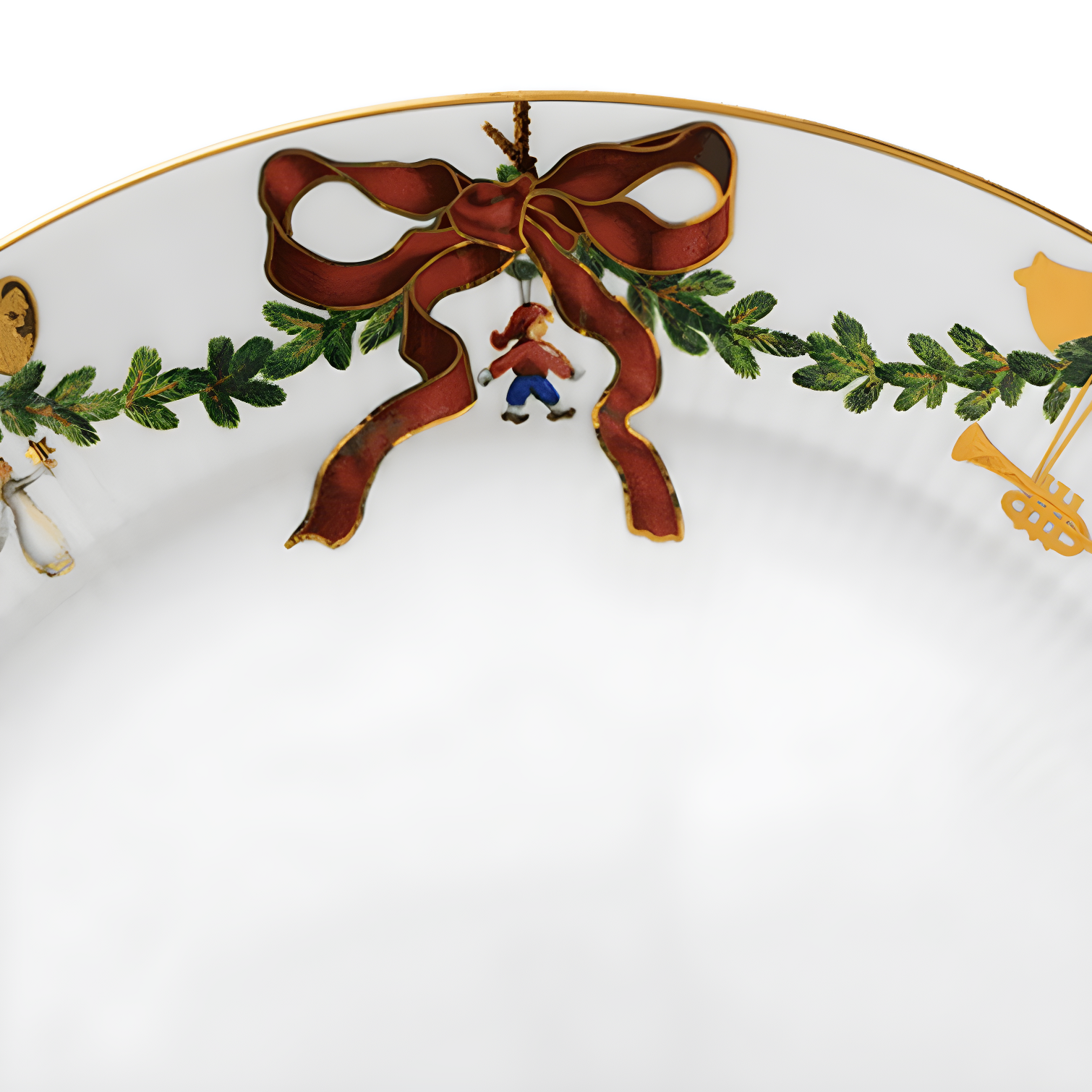 Star Fluted Christmas Royal Copenhagen 10.6299" Dinner Plate
