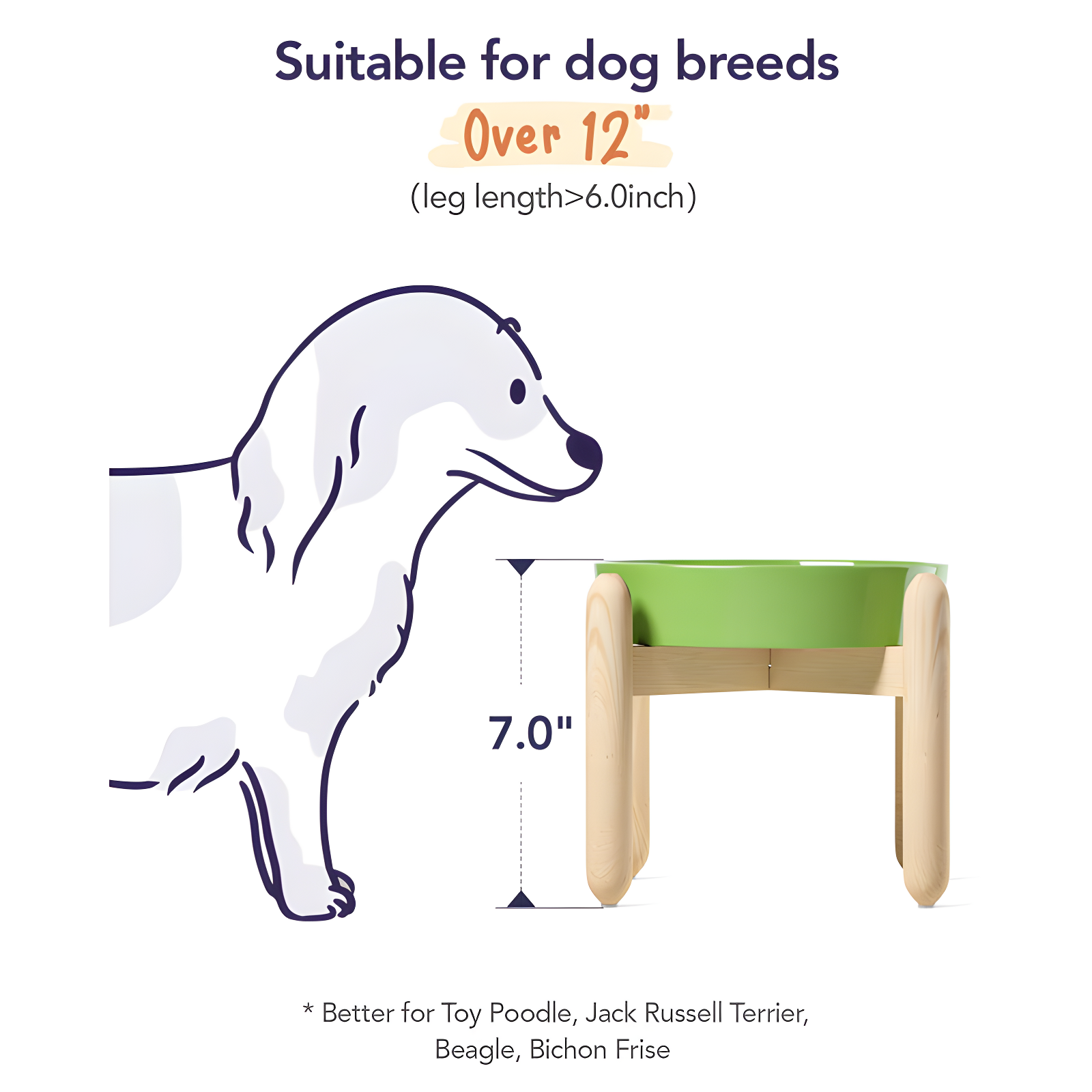 Ceramic Slow Feed Dog Bowls