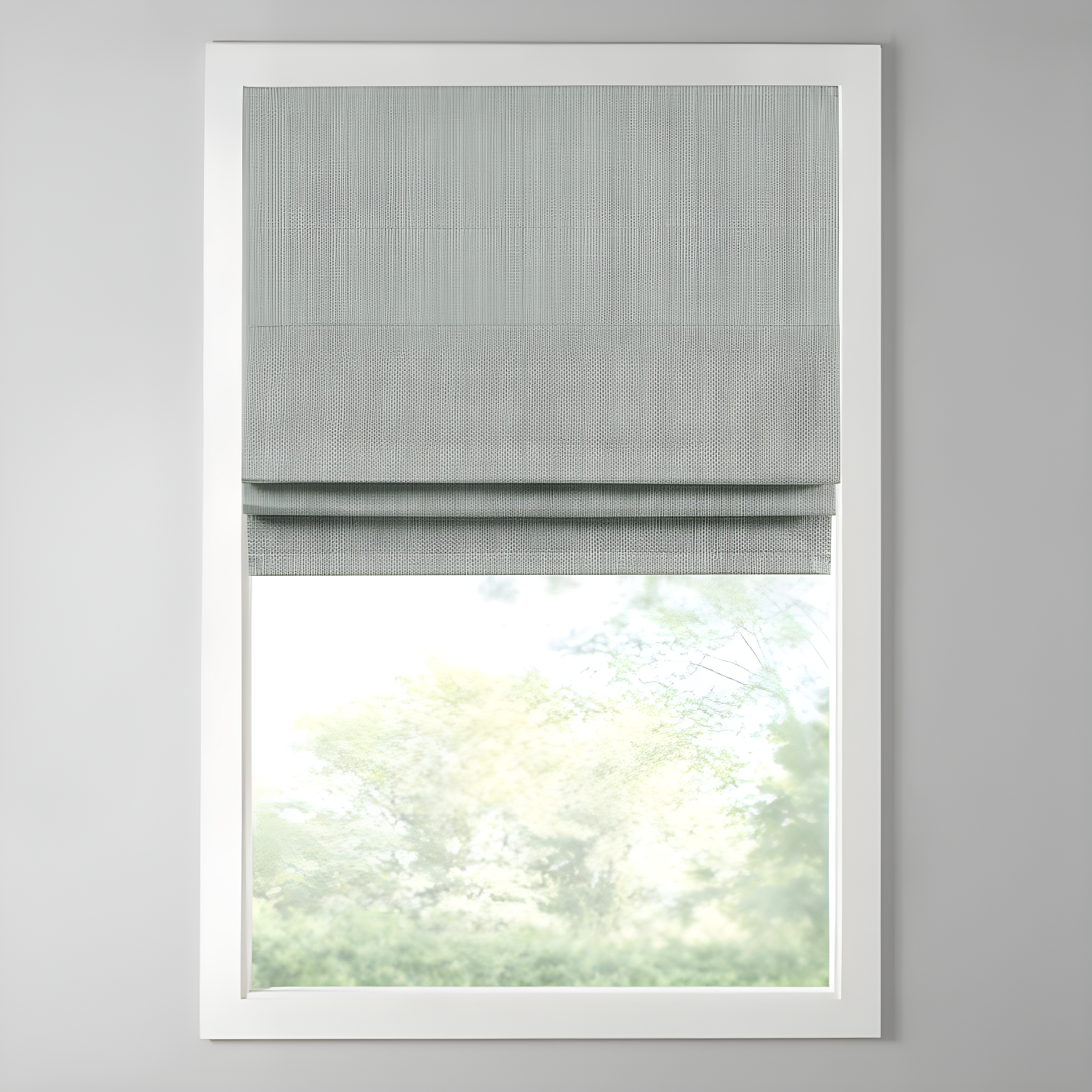 Galen Basketweave Cordless Room Darkening Roman Shade