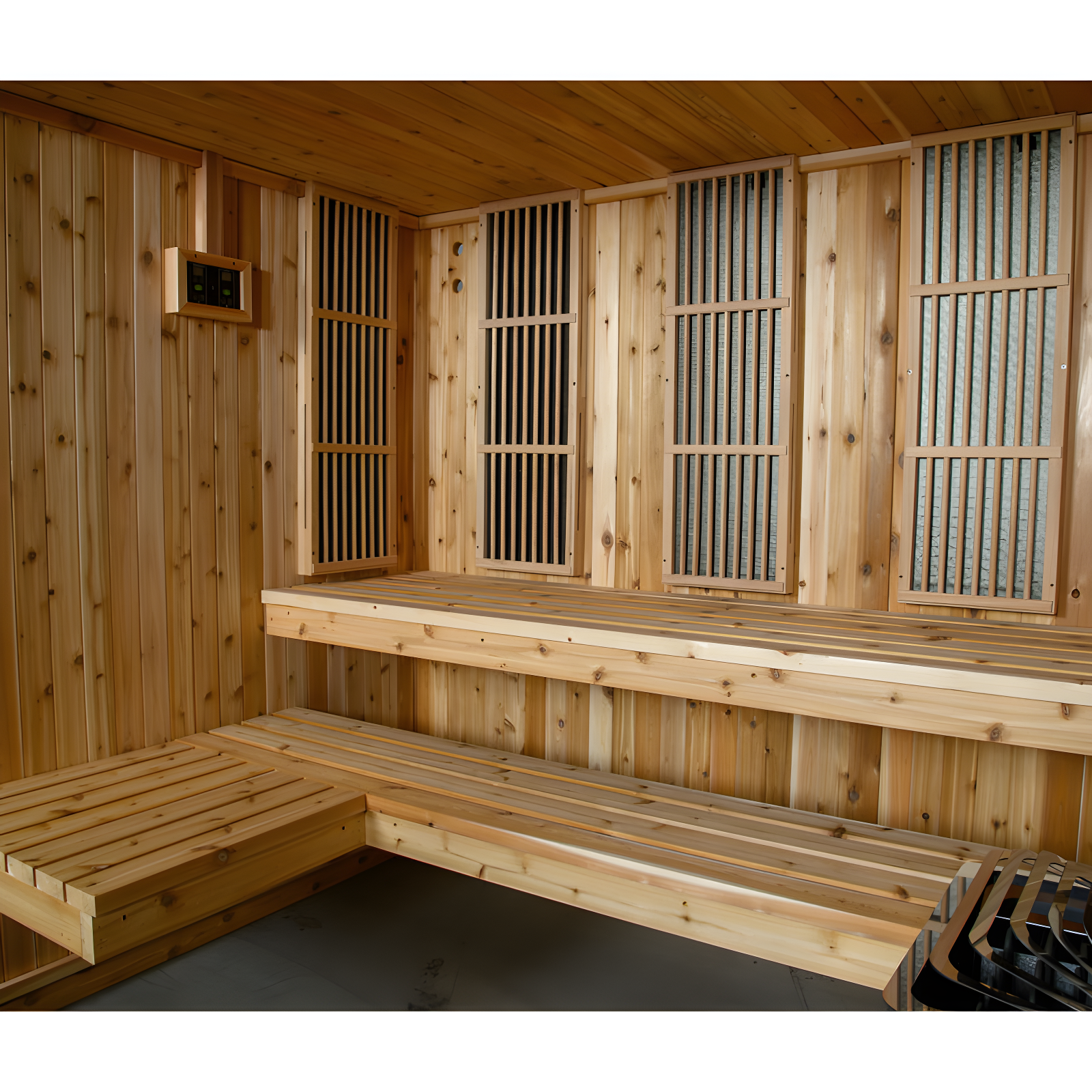Almost Heaven Saunas Almost Heaven Saunas Bridgeport 6 - Person Traditional Steam Sauna in Cedar