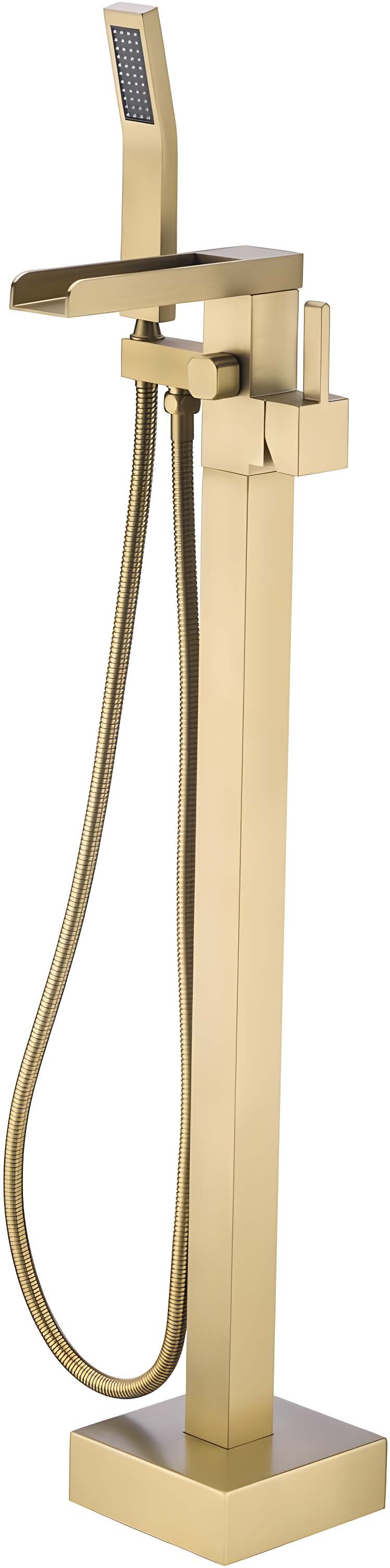 1 Handle Floor Freestanding Tub Filler with Diverter