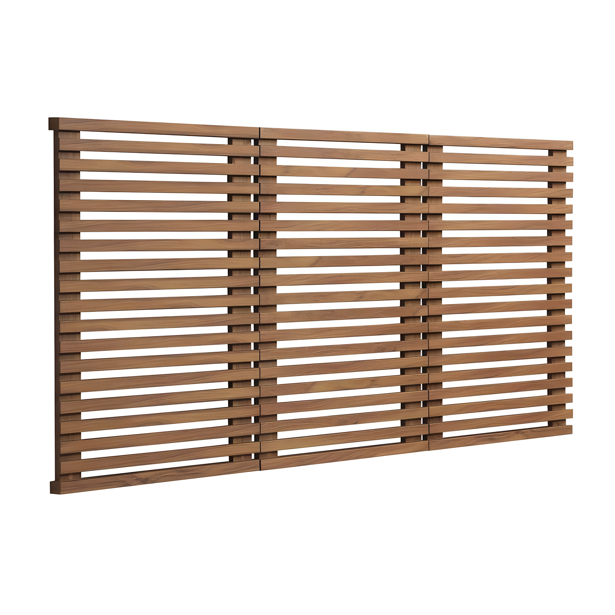 Modway Render Wall Mount Modern Wood King Headboard in Walnut