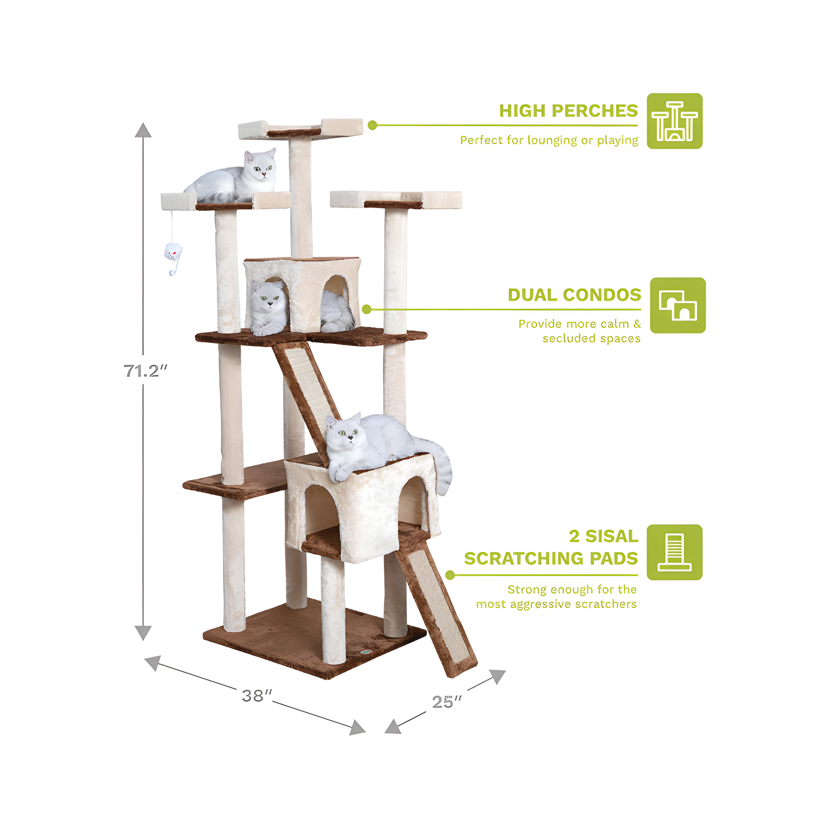 Go Pet Club 71.2'' H Cat Tree