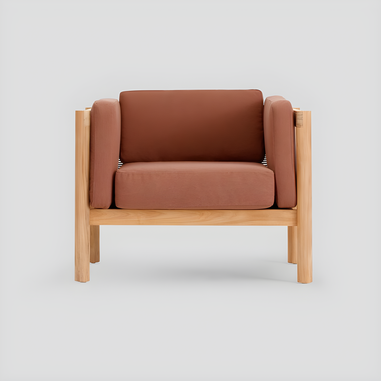 Haven Teak Outdoor Lounge Chair with Sunbrella® Cushion