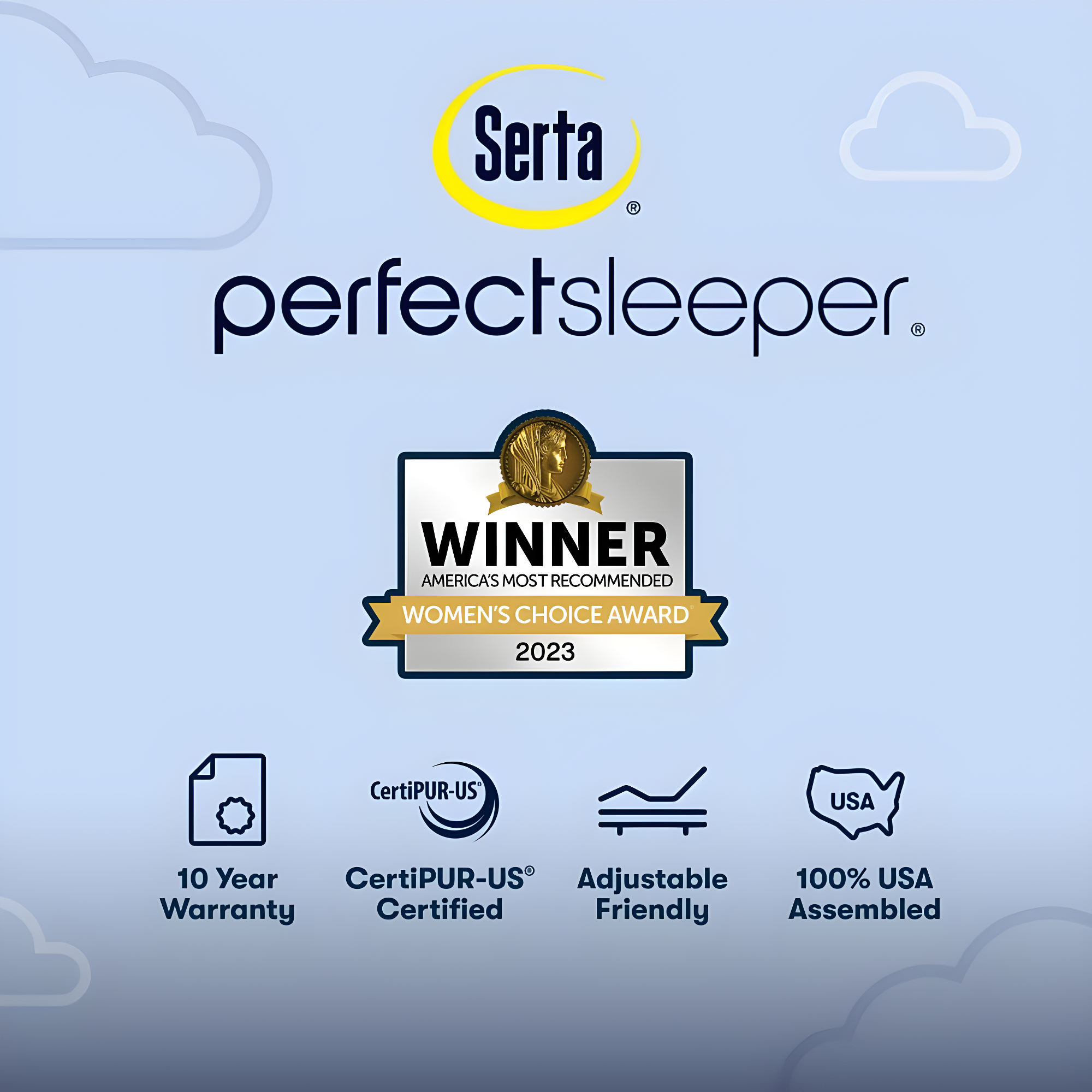 Serta Perfect Sleeper Midsummer Nights 10.5" Firm Mattress -Twin XL