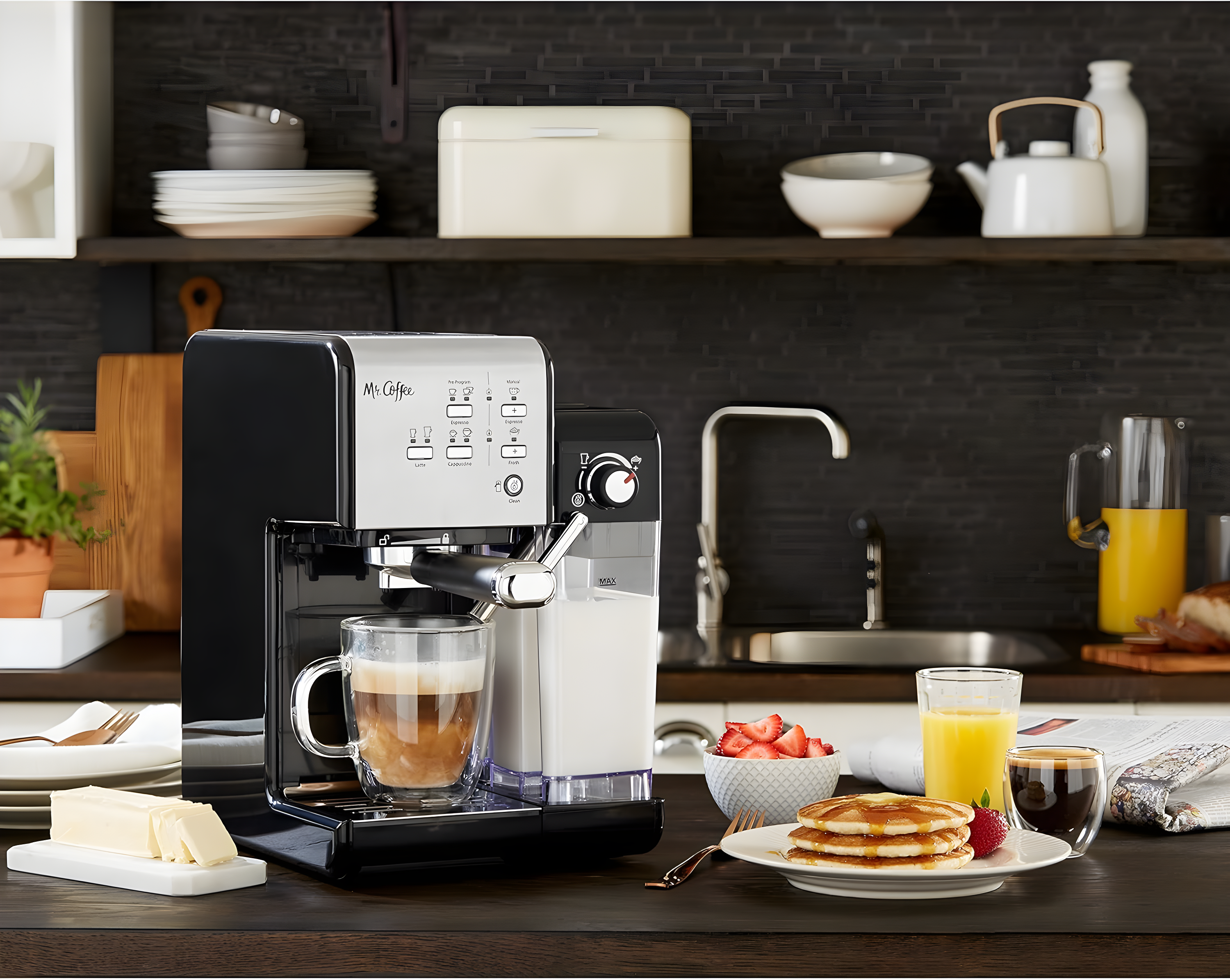 Mr. Coffee OneTouch CoffeeHouse Espresso and Cappuccino Machine