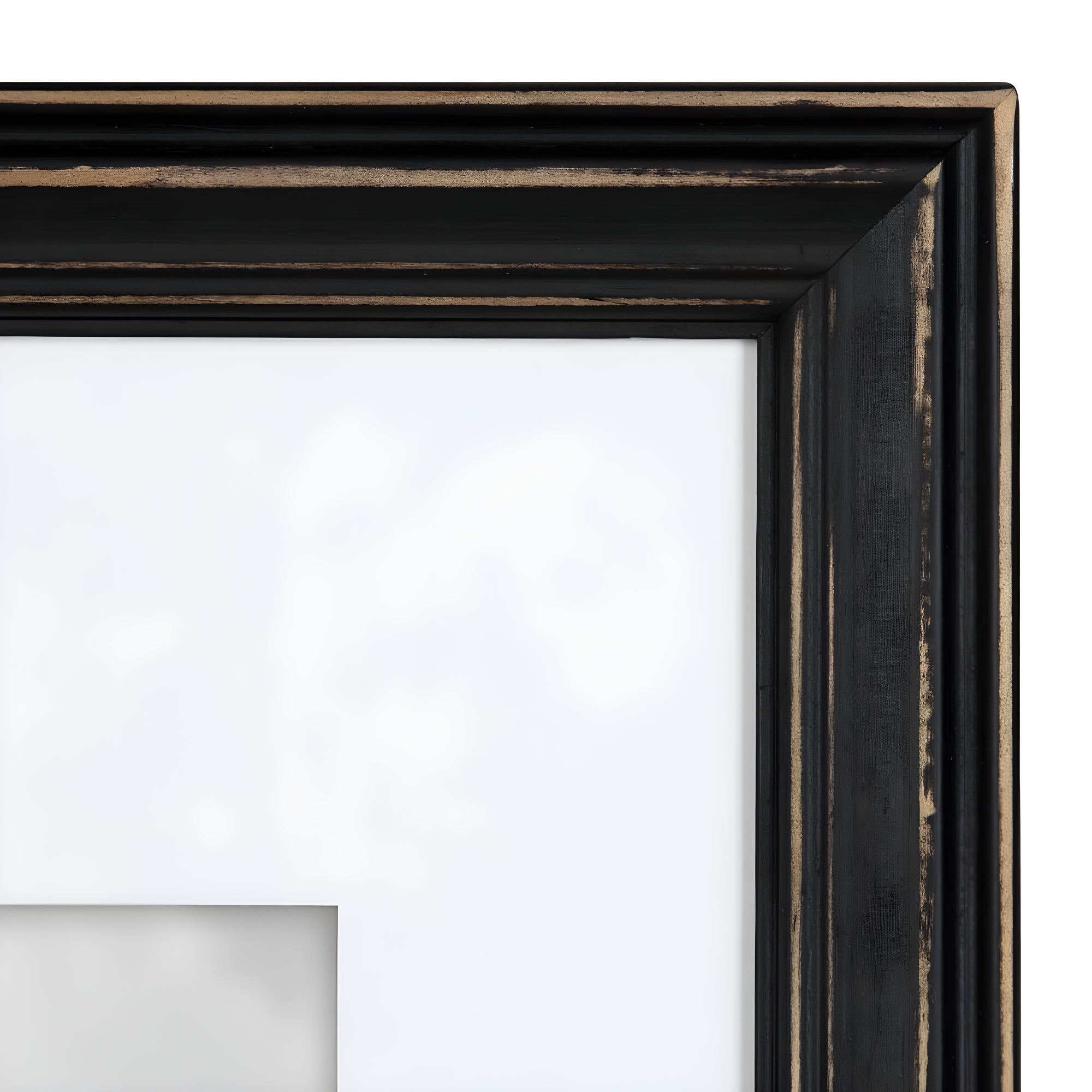10pc Bordeaux Frame Box Set Black - Kate & Laurel All Things Decor: Wall Display, Modern Style