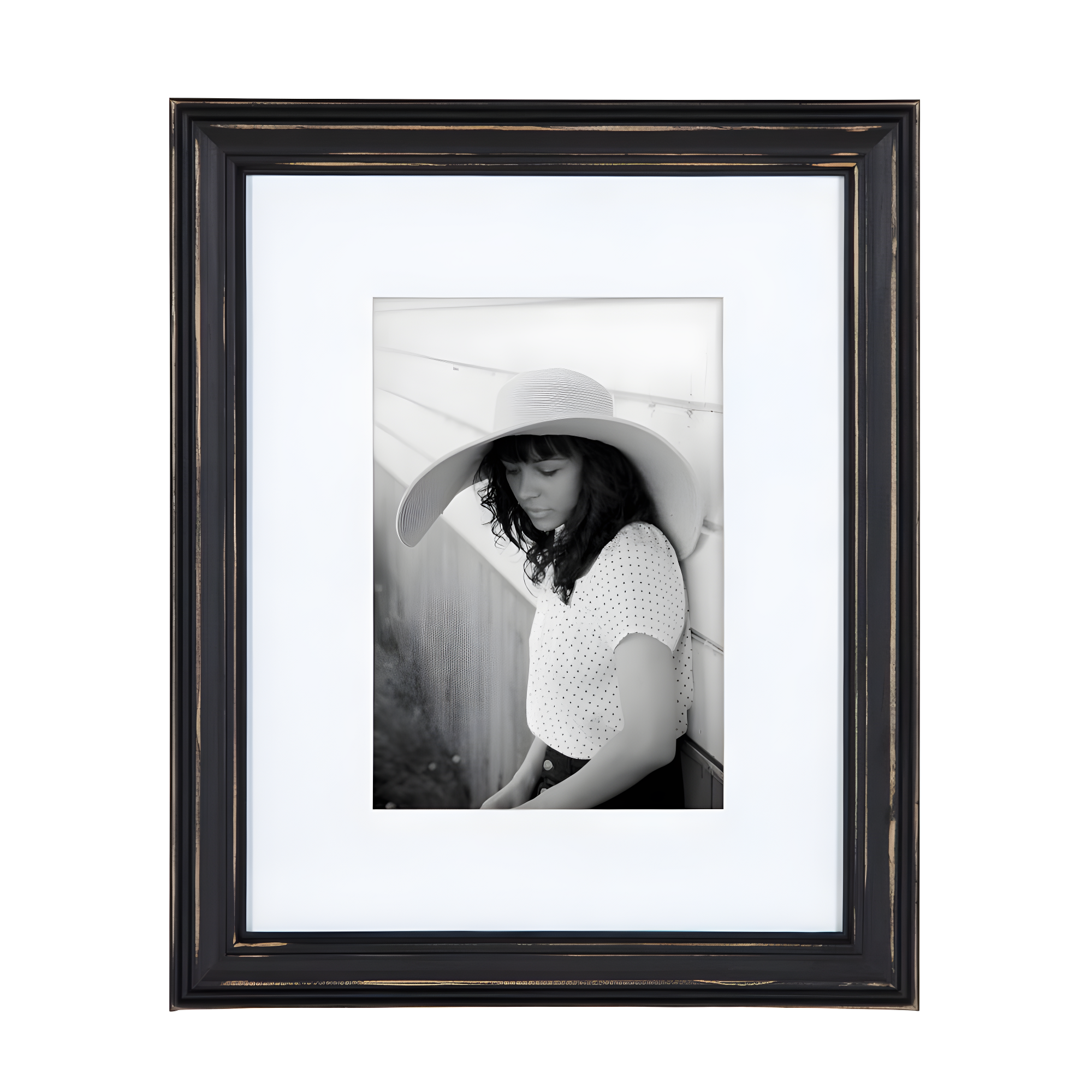 10pc Bordeaux Frame Box Set Black - Kate & Laurel All Things Decor: Wall Display, Modern Style