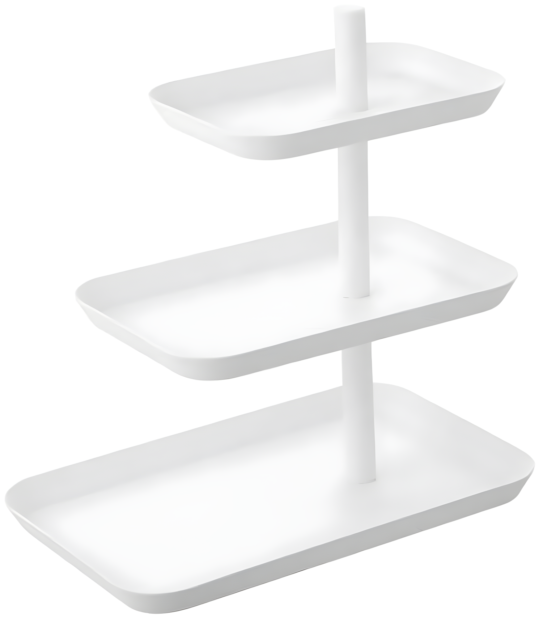 Yamazaki Home 3-Tier Accessory Tray - Jewelry Holder & Storage Organizer, Steel