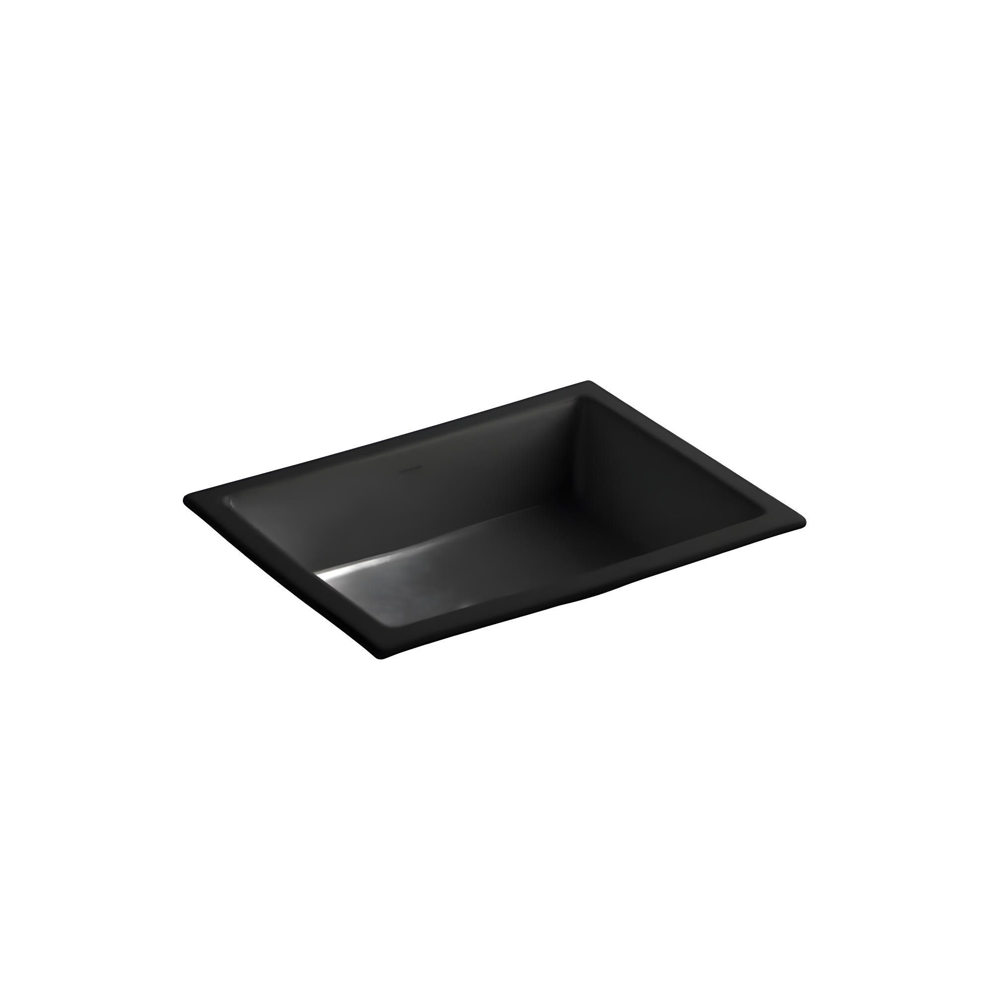 Verticyl Rectangular Undermount Bathroom Sink with Overflow