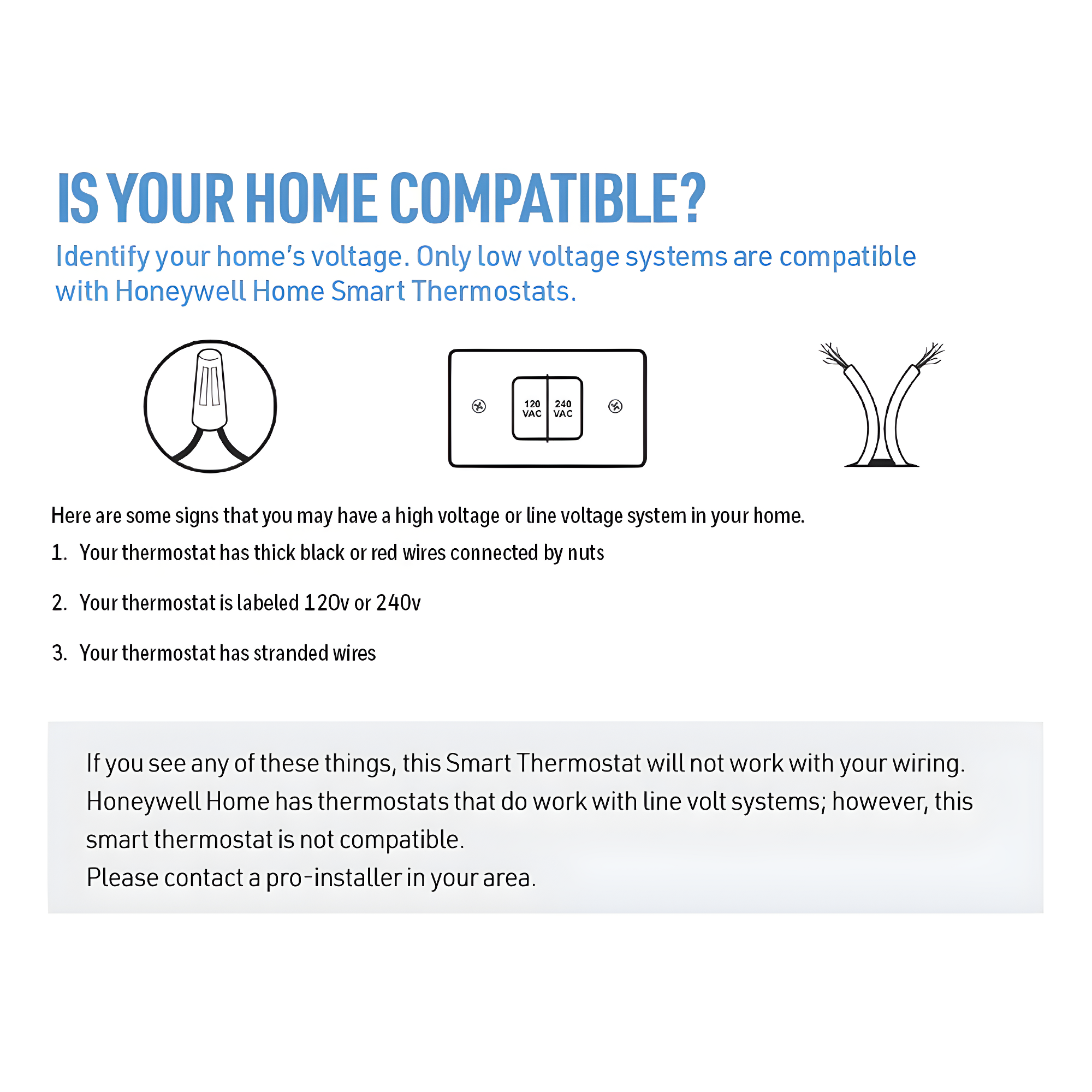 Honeywell Home Honeywell Home Smart Universally Compatible Thermostat White