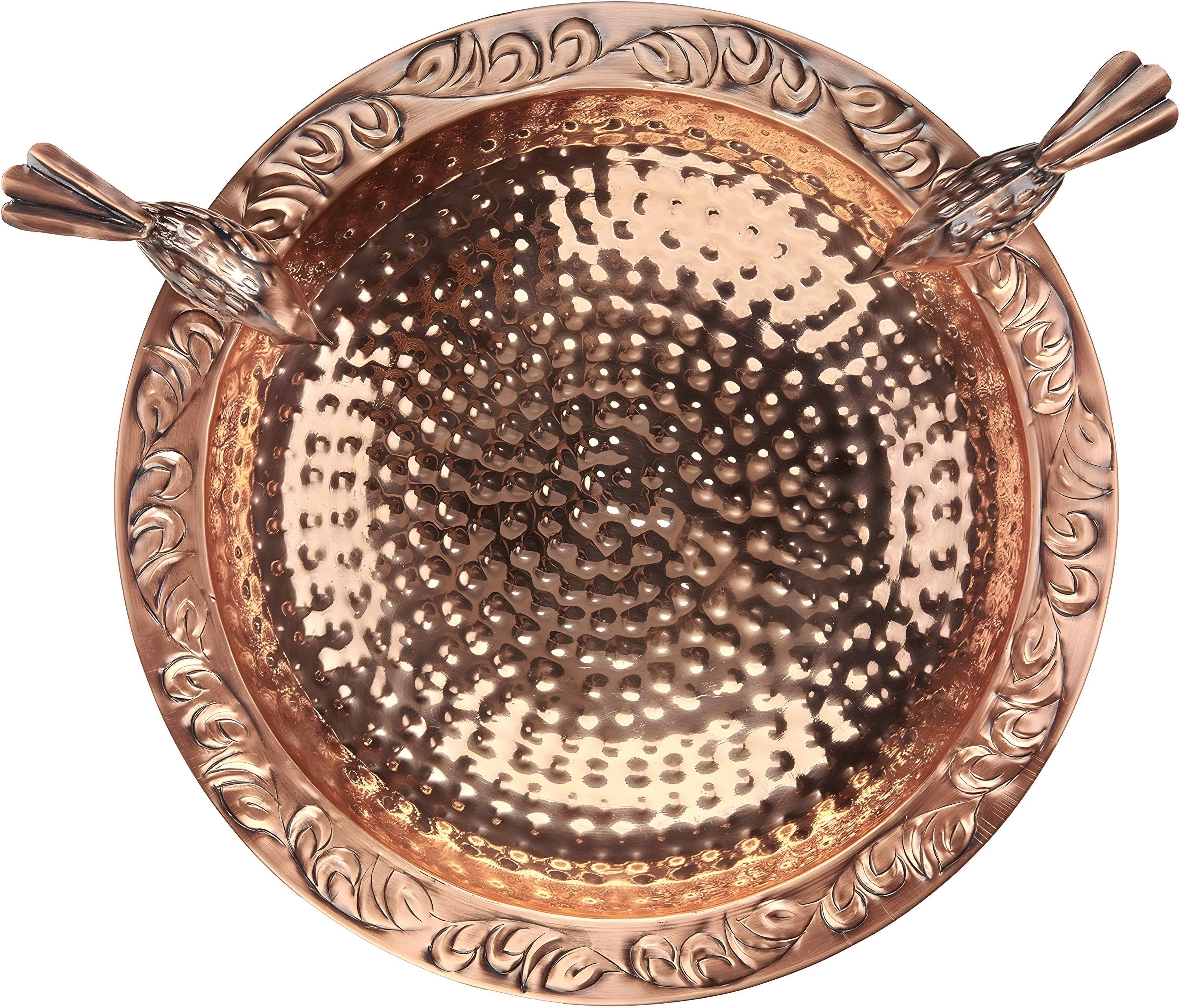 House of Hampton® Dowski Copper Single Tier Birdbath