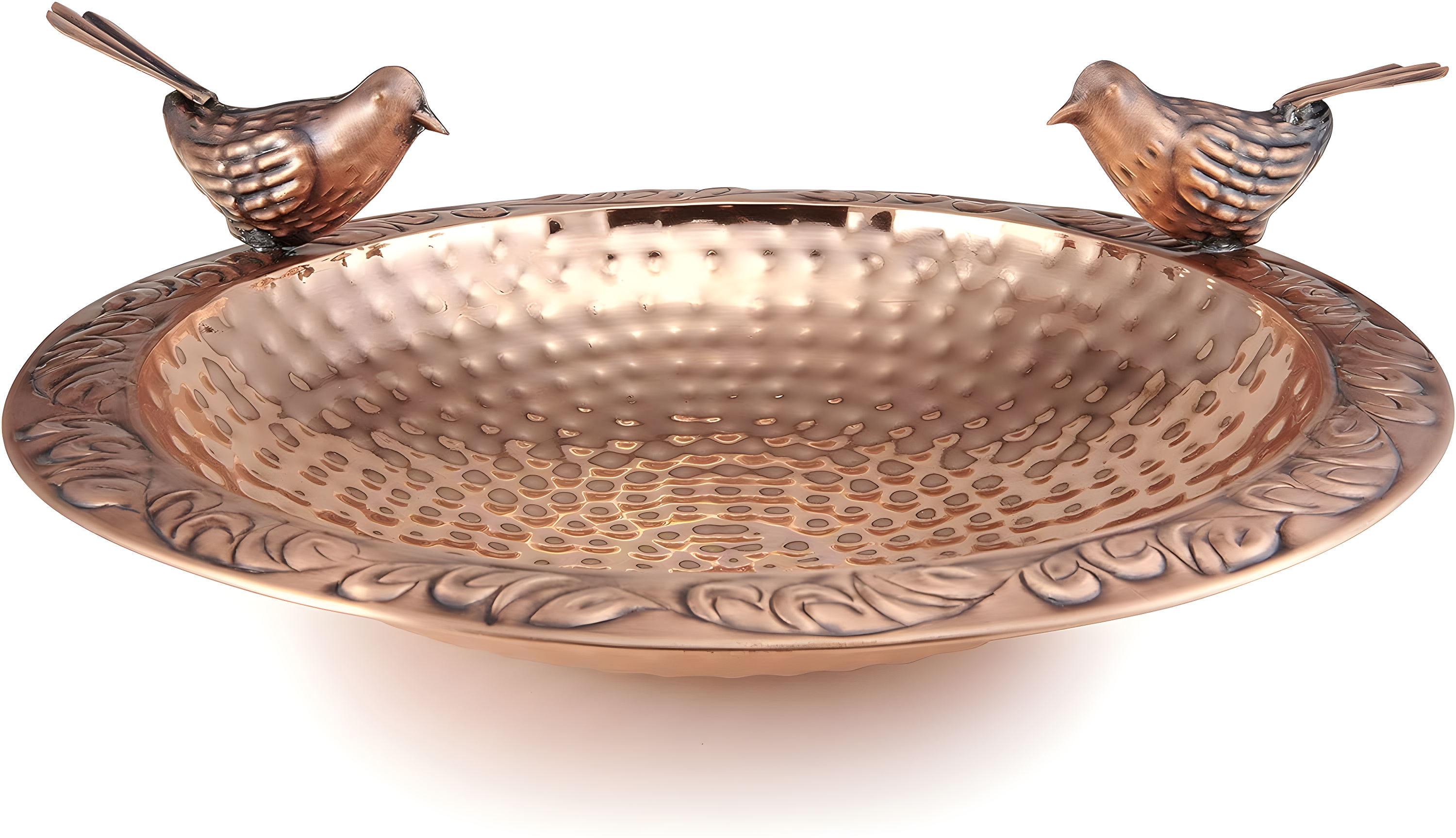 House of Hampton® Dowski Copper Single Tier Birdbath