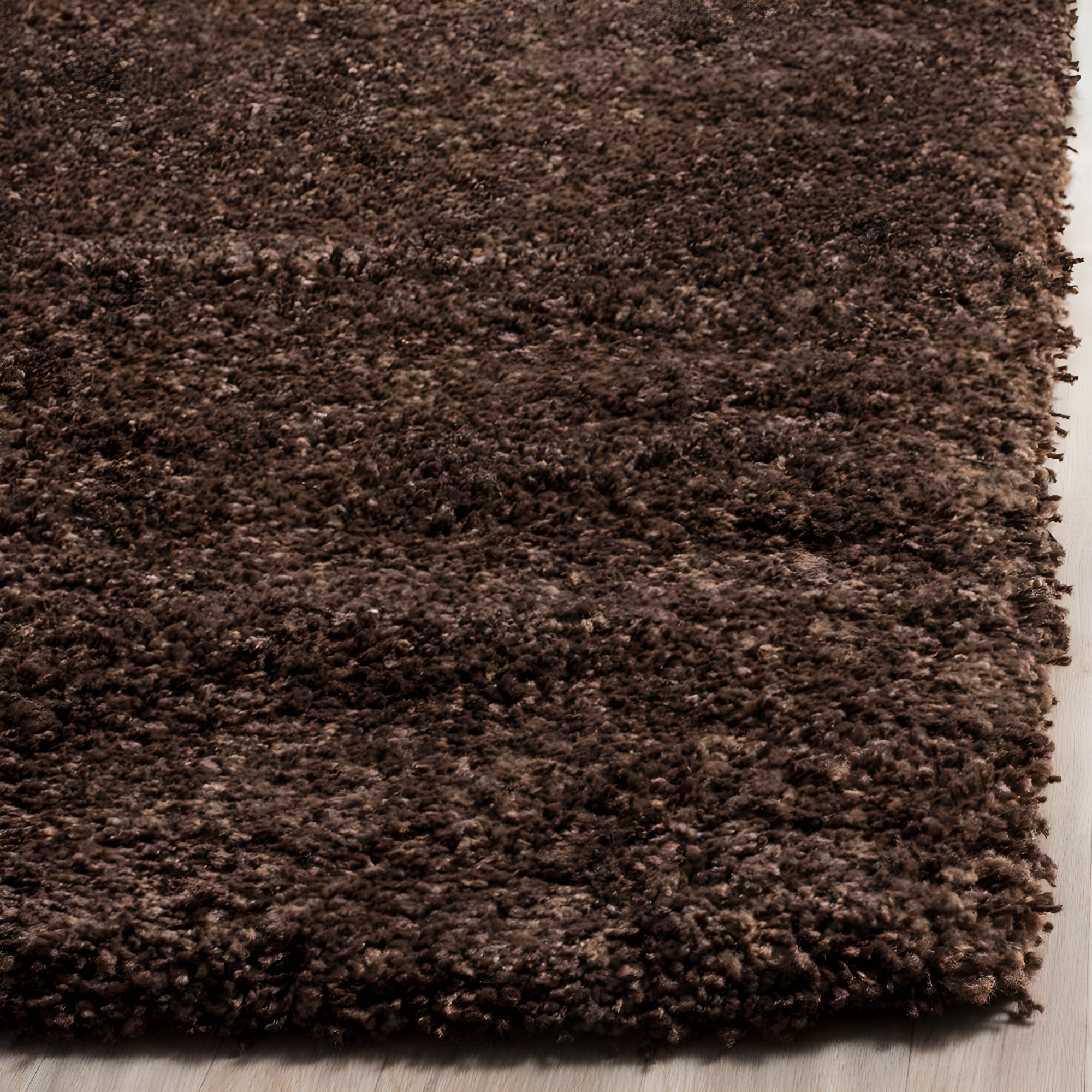 Shag SG151 Power Loomed Indoor Area Rug - Brown - 5'3"x7'6" - Safavieh.