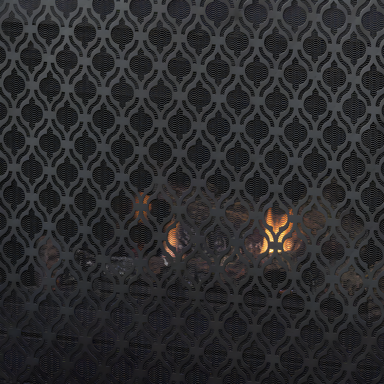 Fleur De Lis Living Tennison 1 Panel Iron Fireplace Screen