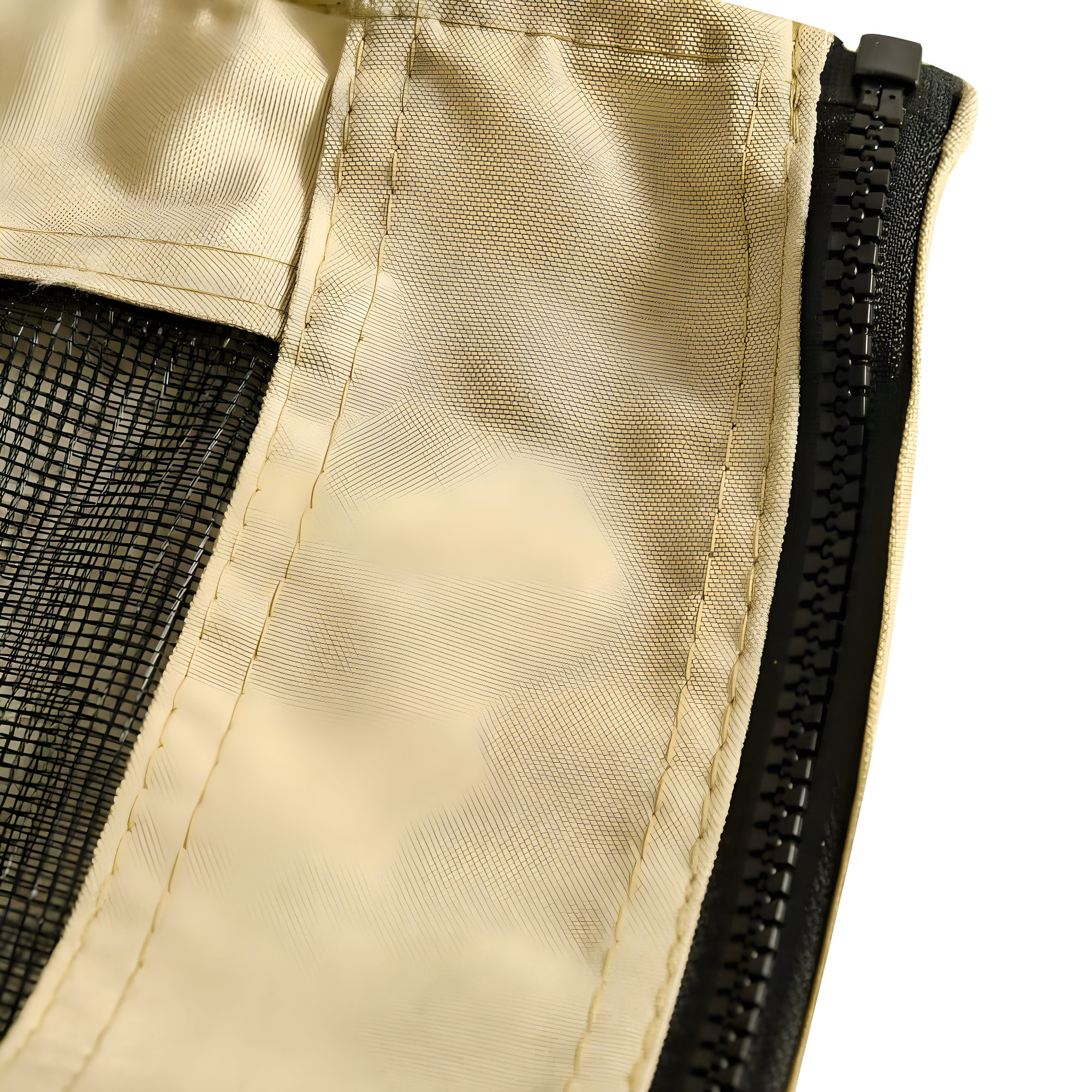 Outsunny 10' x 10' Replacement Mesh Sidewall Netting for Patio Gazebos and Canopy Tents with Zippers (Sidewall Only), Beige