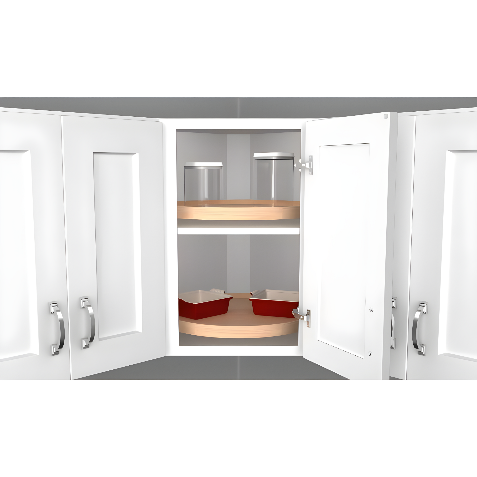Rev-A-Shelf Rev-A-Shelf Lazy Susan Wooden Circle 1-Shelf w/Swivel Bearings