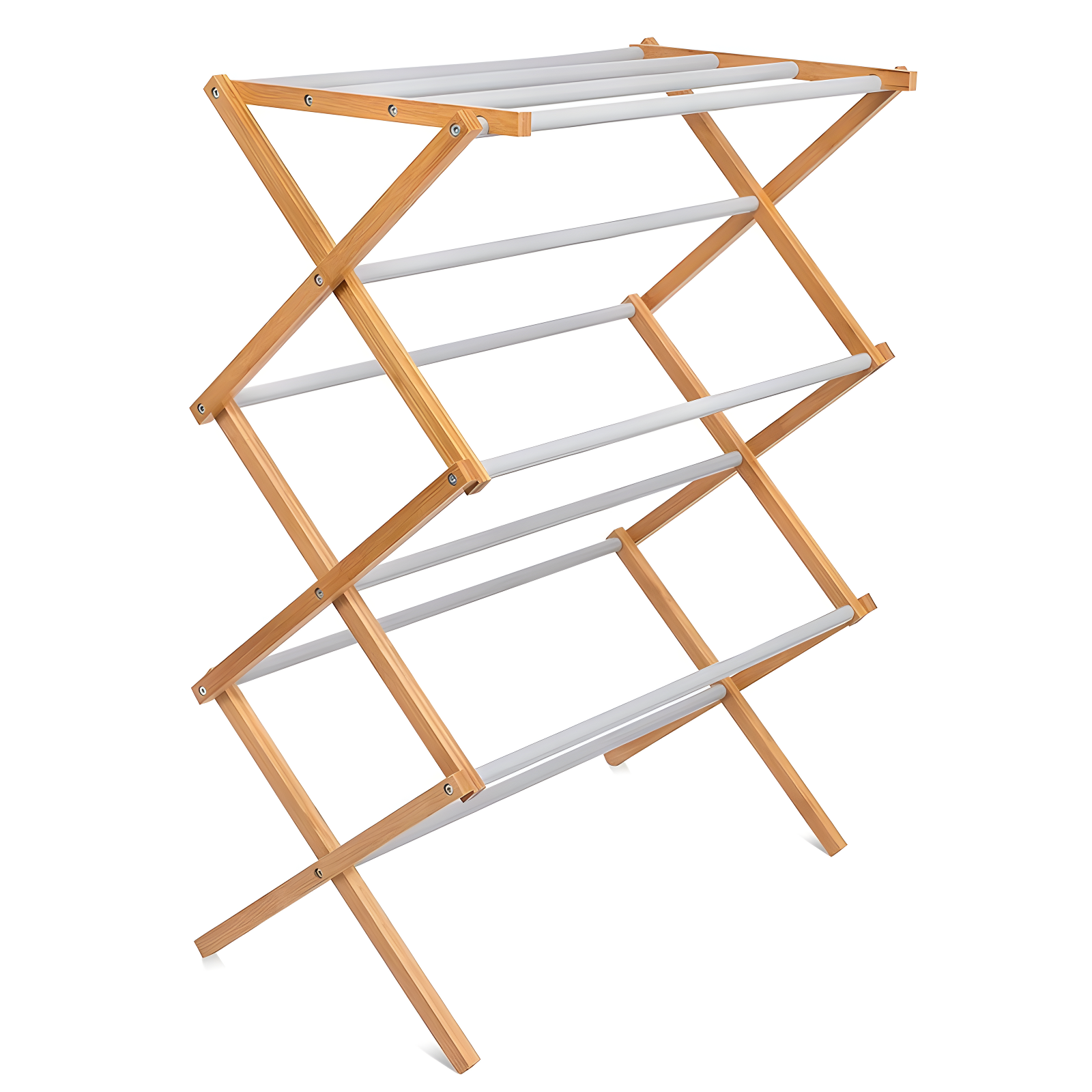 Bamboo Foldable Accordion Drying Rack
