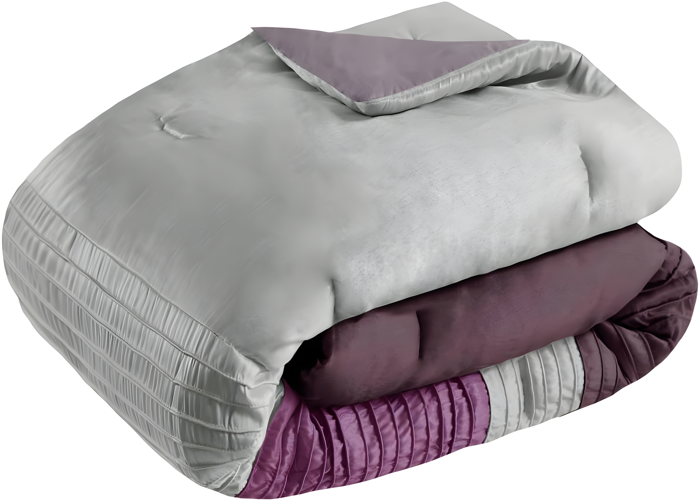 Madison Park Amherst 7 Piece Striped and Pleated Comforter Set