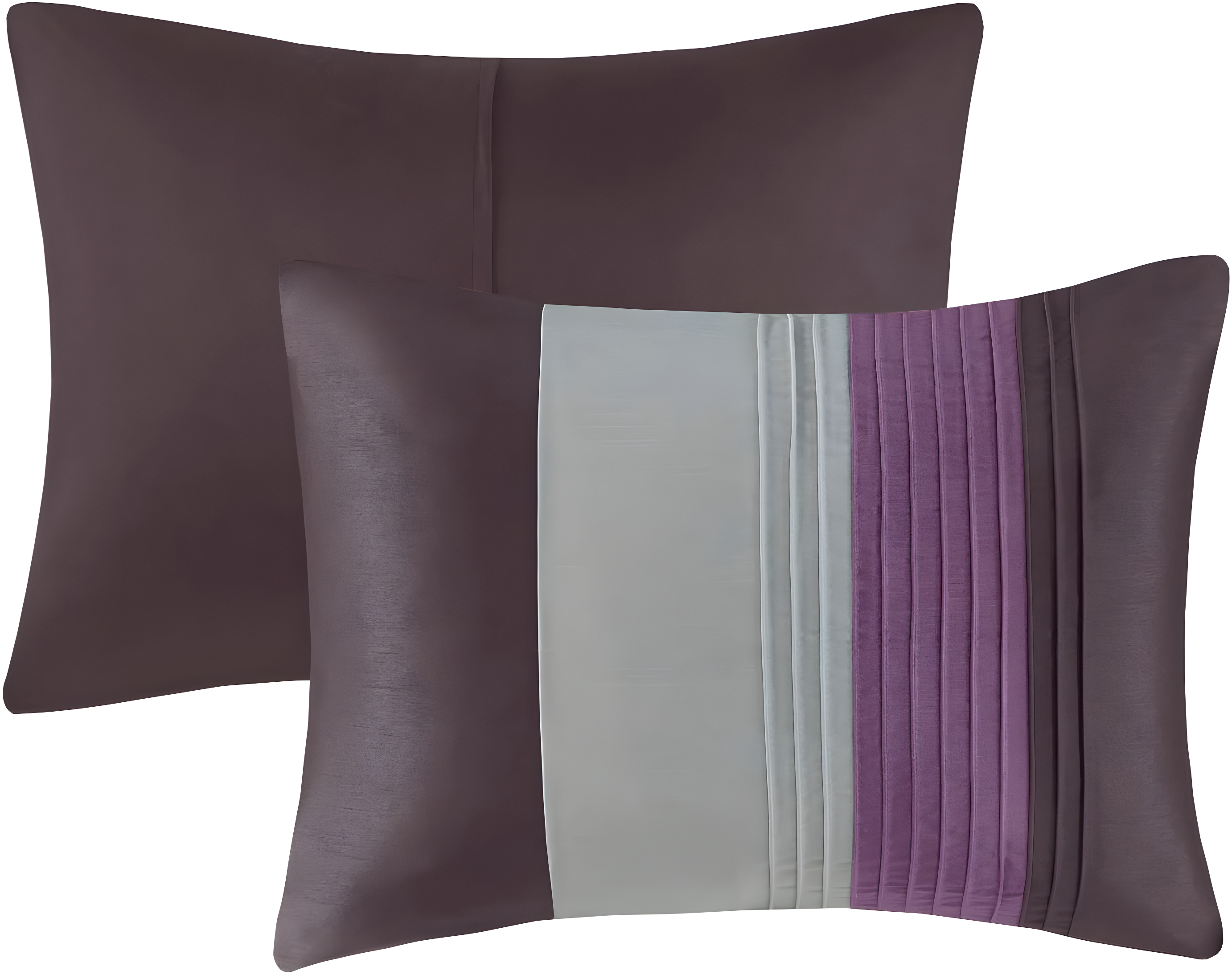 Madison Park Amherst 7 Piece Striped and Pleated Comforter Set