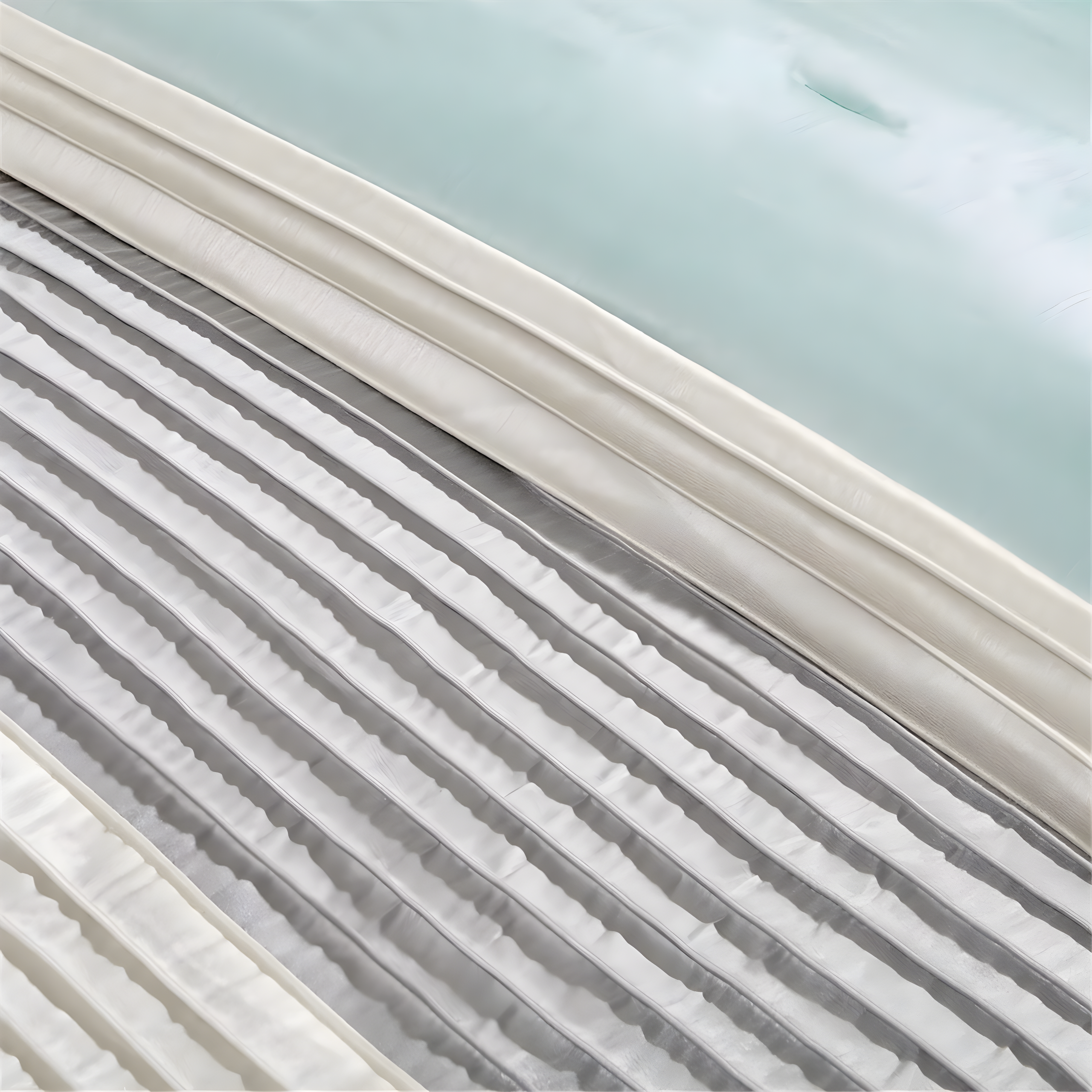 Madison Park Amherst 7 Piece Striped and Pleated Comforter Set