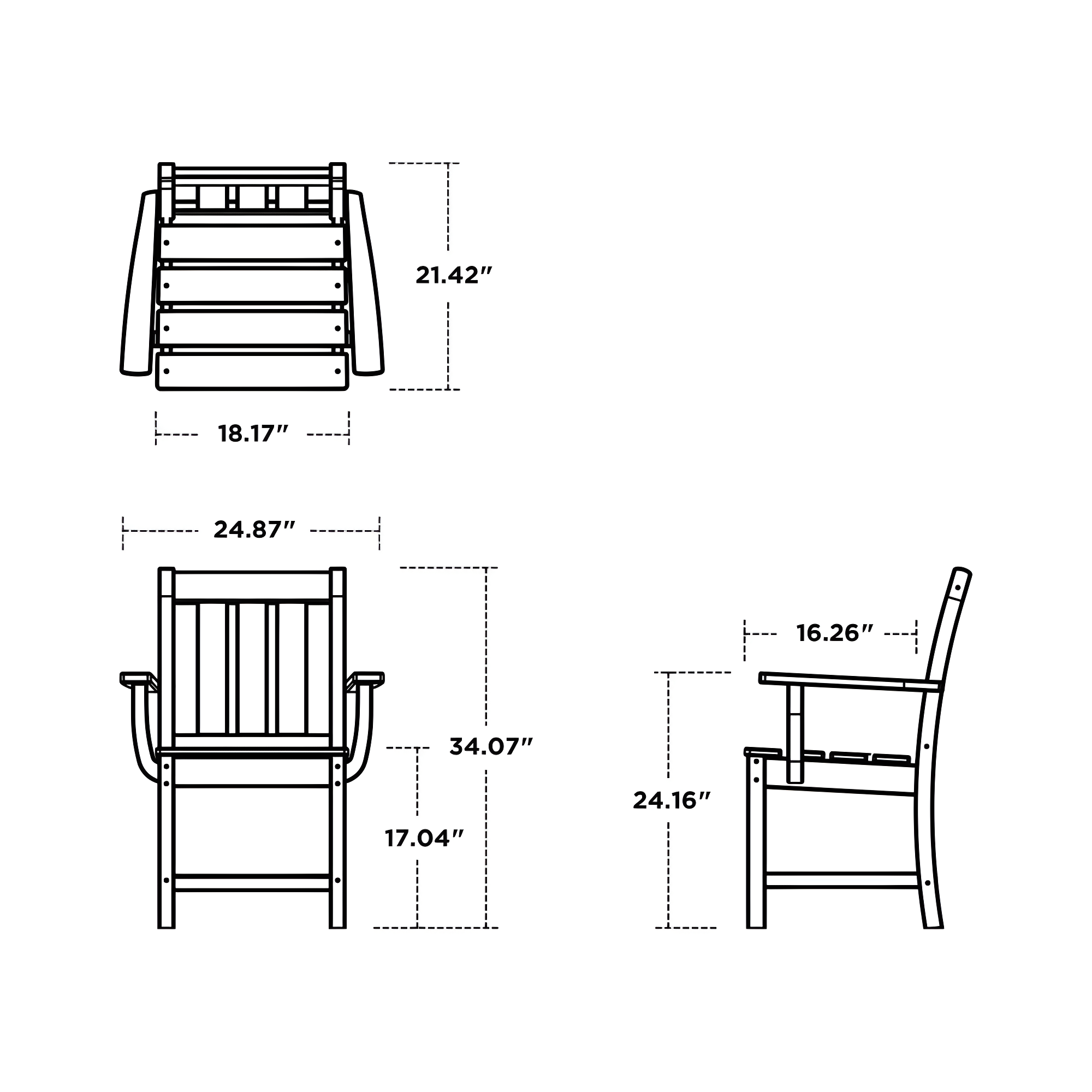 Oxford 7-Piece Farmhouse Dining Set