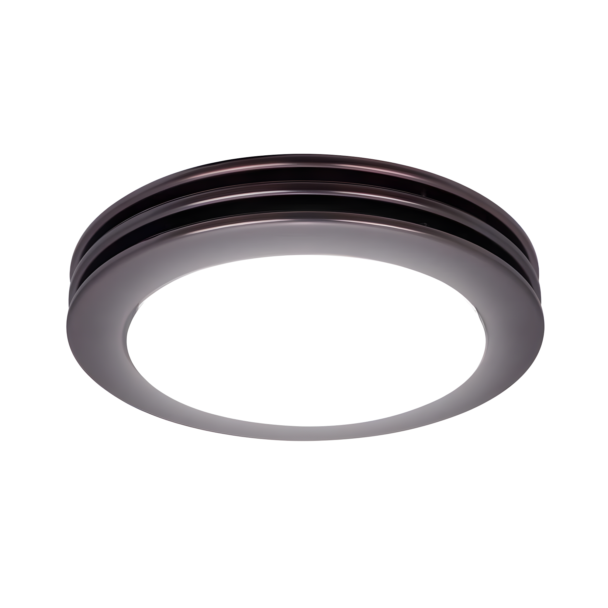80 CFM Bathroom Fan with LED Light Round Ceiling Exhaust Ventilation Fan