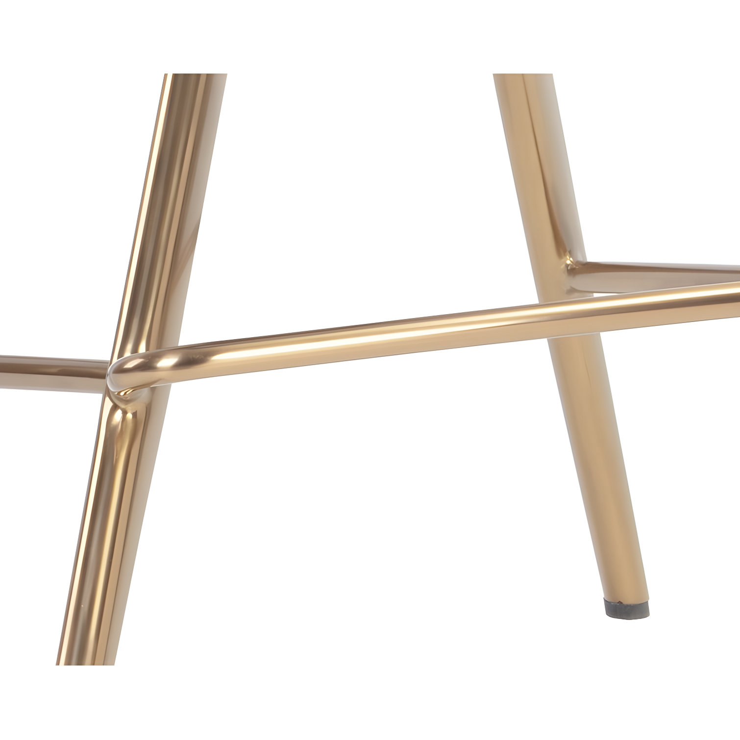 Belfast Koala Grey Gold-Base Swivel 26" Bar Stool