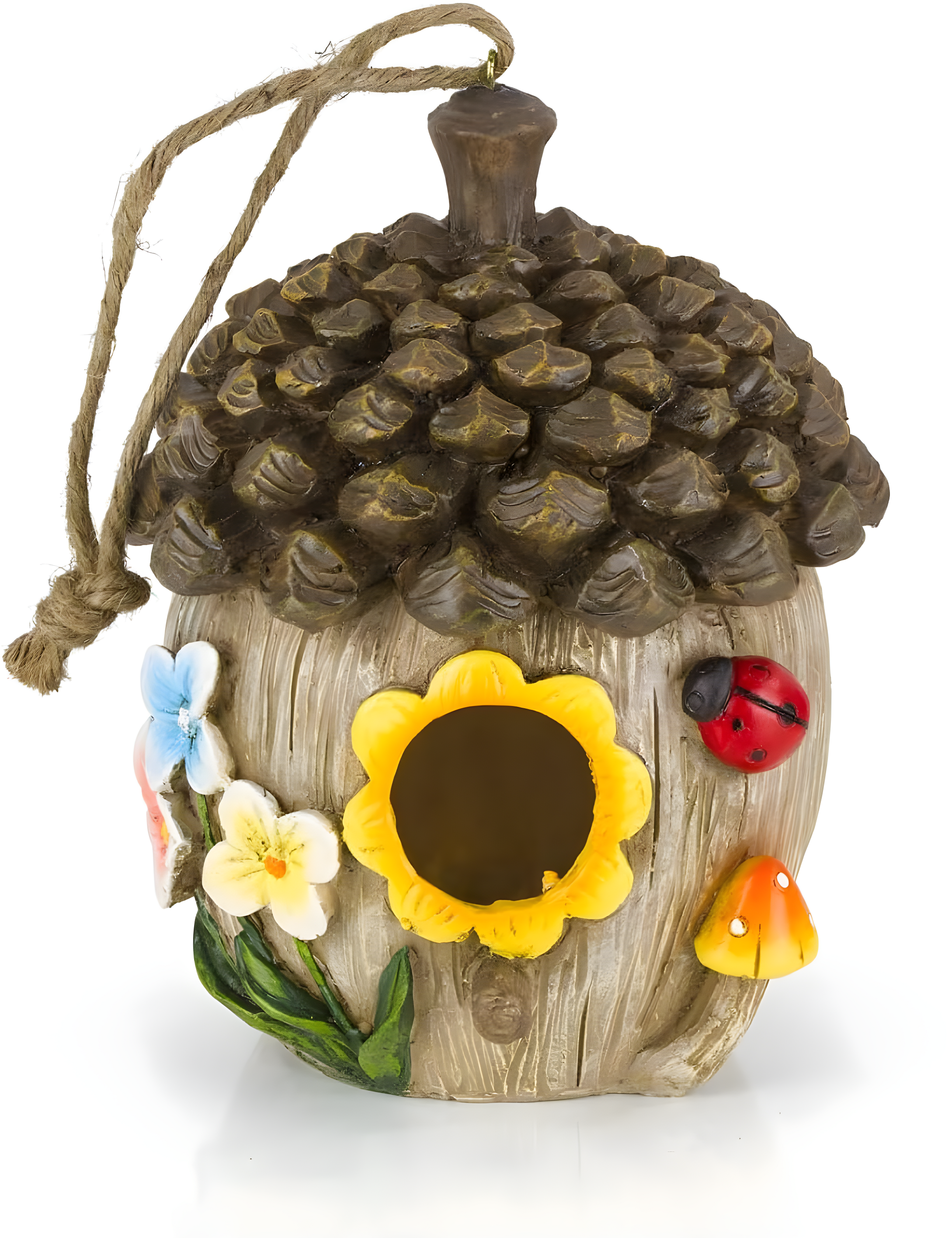 Dawhud Direct Hand-Painted Bird Houses for Outdoors Decorative Birdhouses