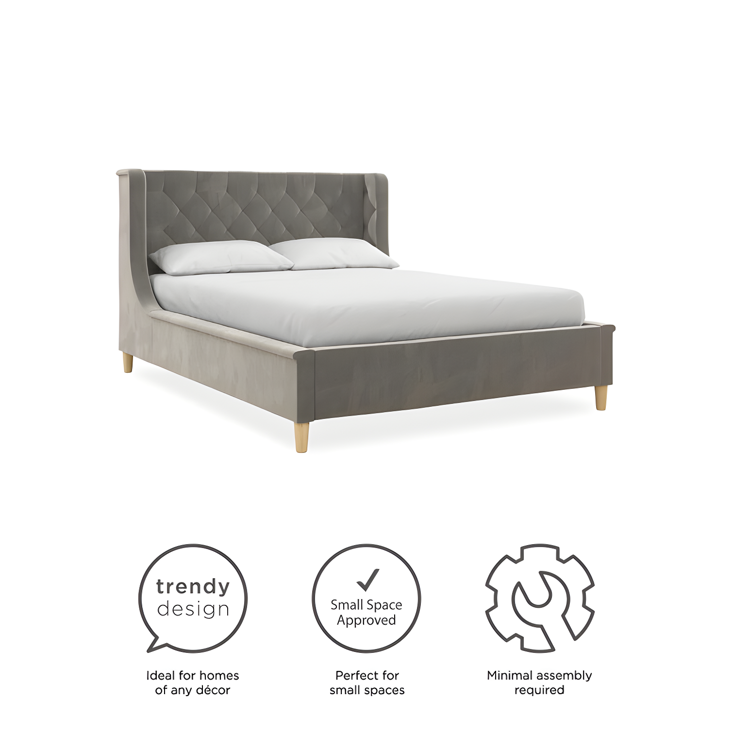 Ambrosia Full Platform Bed