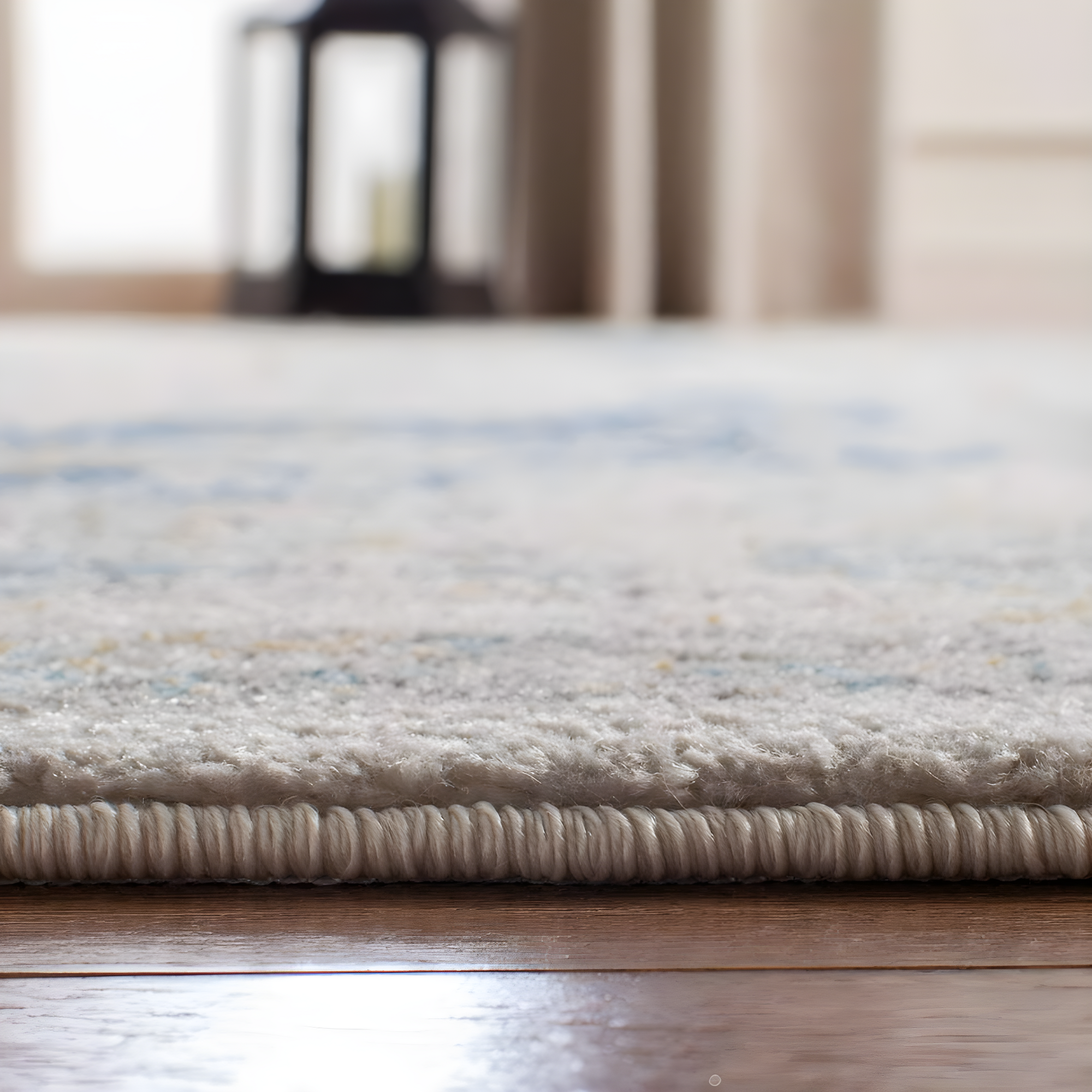 Evoke EVK220 Power Loomed Area Rug - Ivory/Blue - 8'x10' - Safavieh.