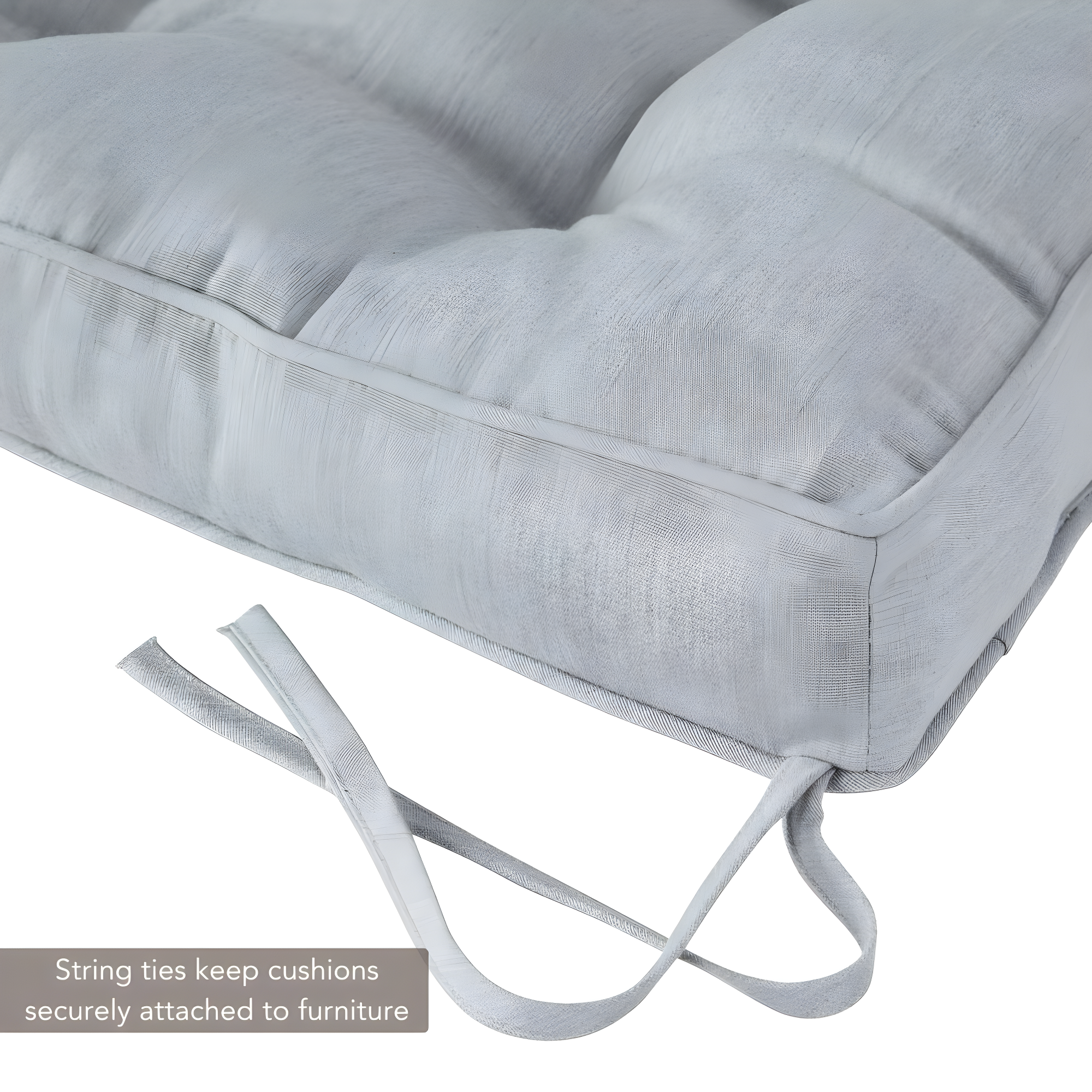 Sunbrella Canva Granite 51 x 18 in. Outdoor Bench Cushion by Greendale Home Fashions