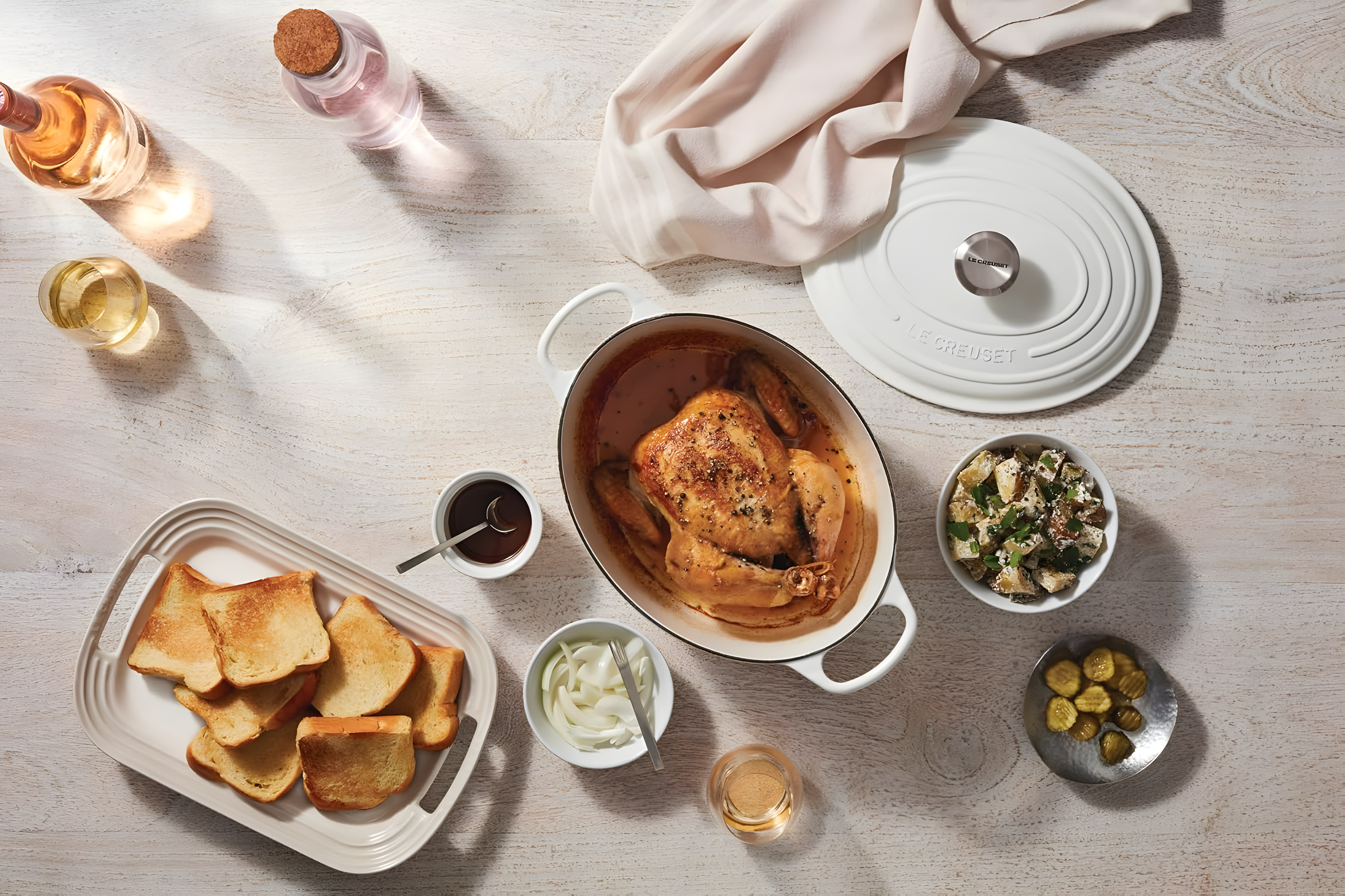 Le Creuset Enameled Cast Iron Oval Dutch Oven with Lid