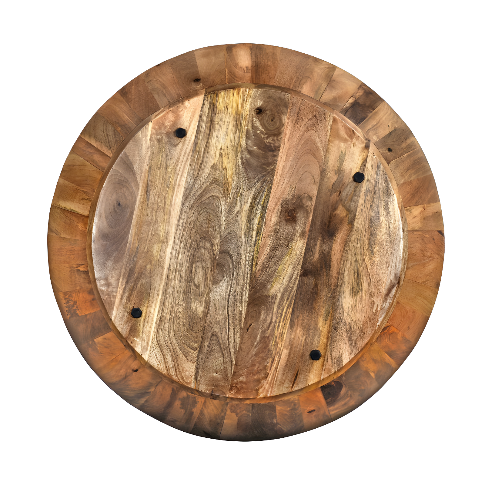 Teasdale Solid Wood Single Drum Coffee Table