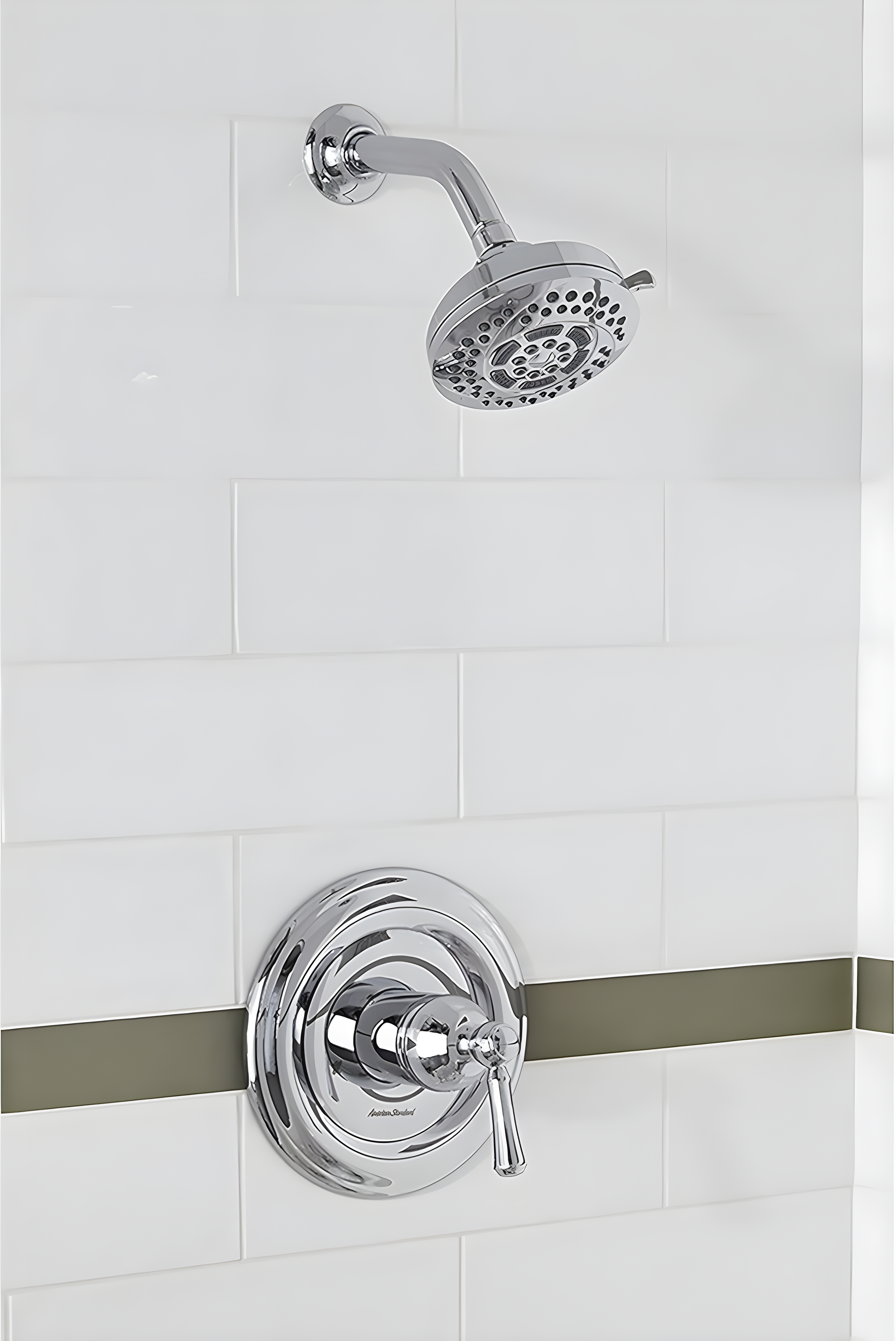 American Standard Hydrofocus 6-Spray 4.5 in. Raincan Showerhead in Polished Chrome