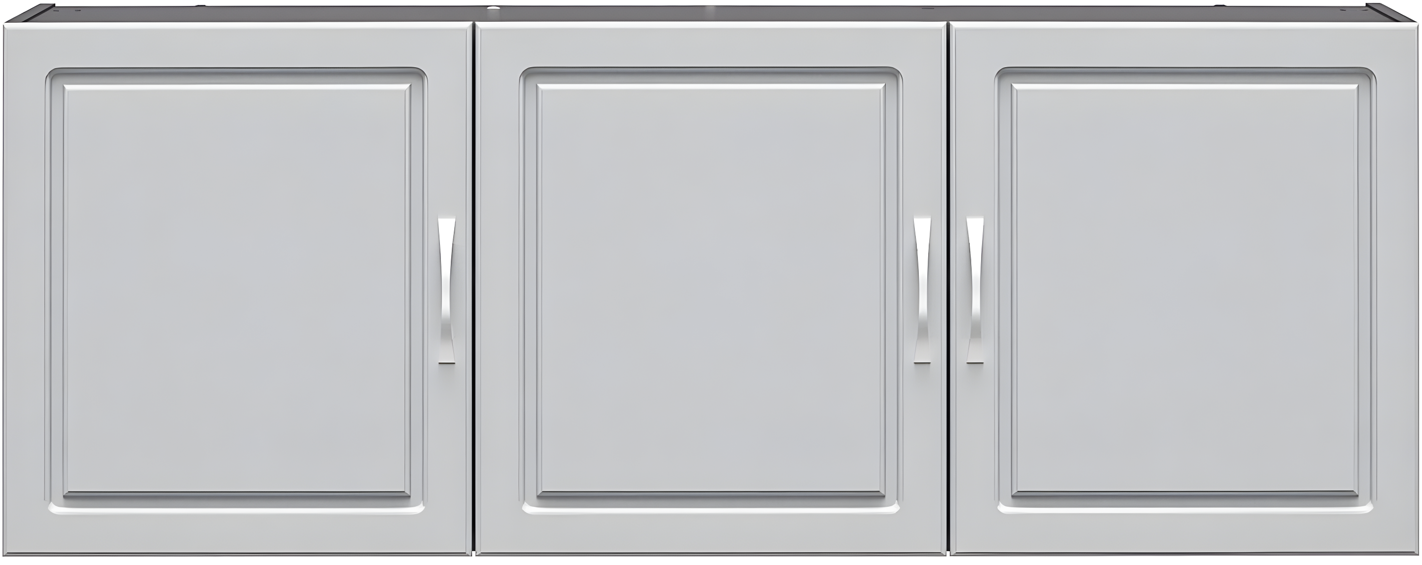 Kendall 54" Wall Cabinet, Graphite Gray/Light Gray