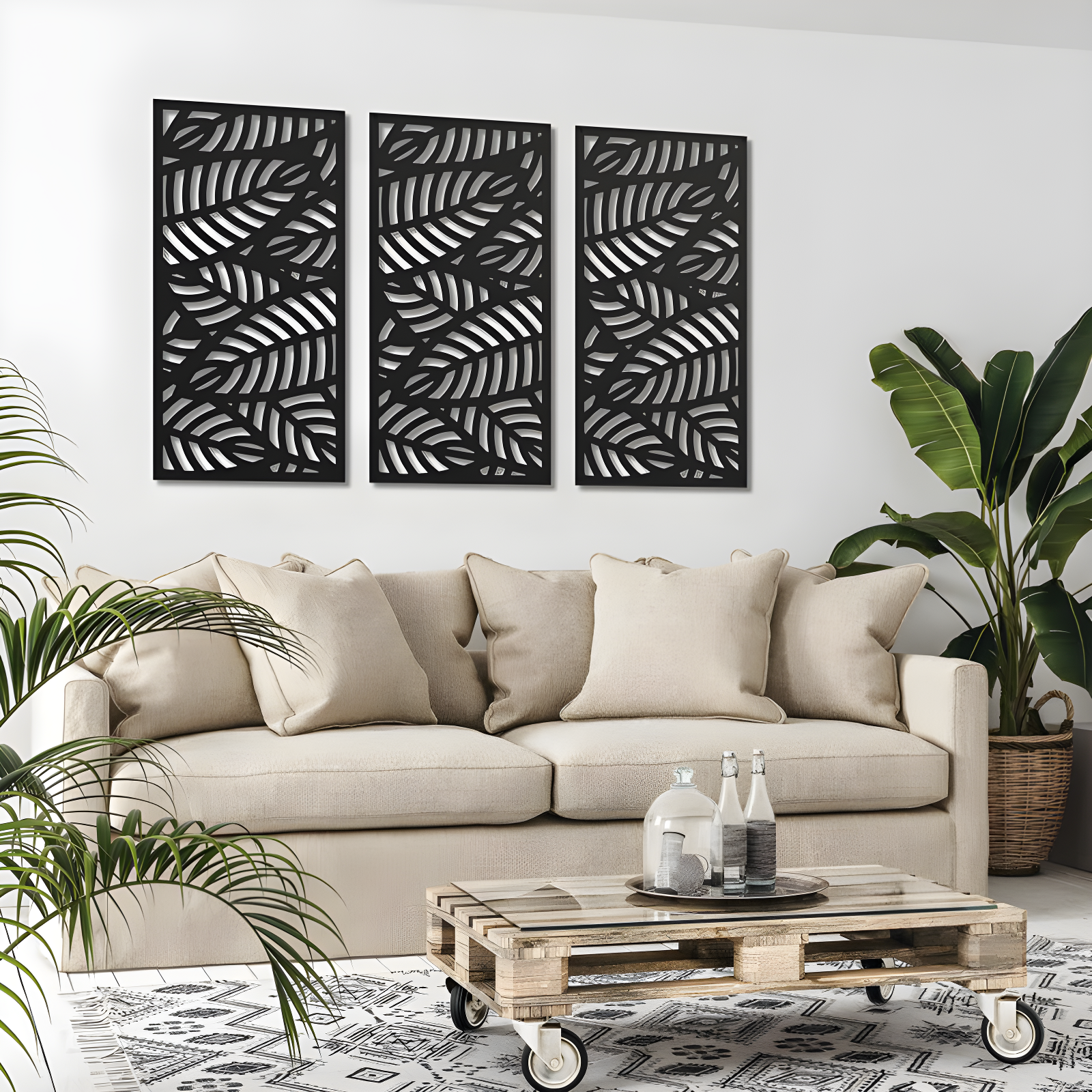 Barrette Outdoor Living 2 ft. x 4 ft. Sanibel Decorative Screen