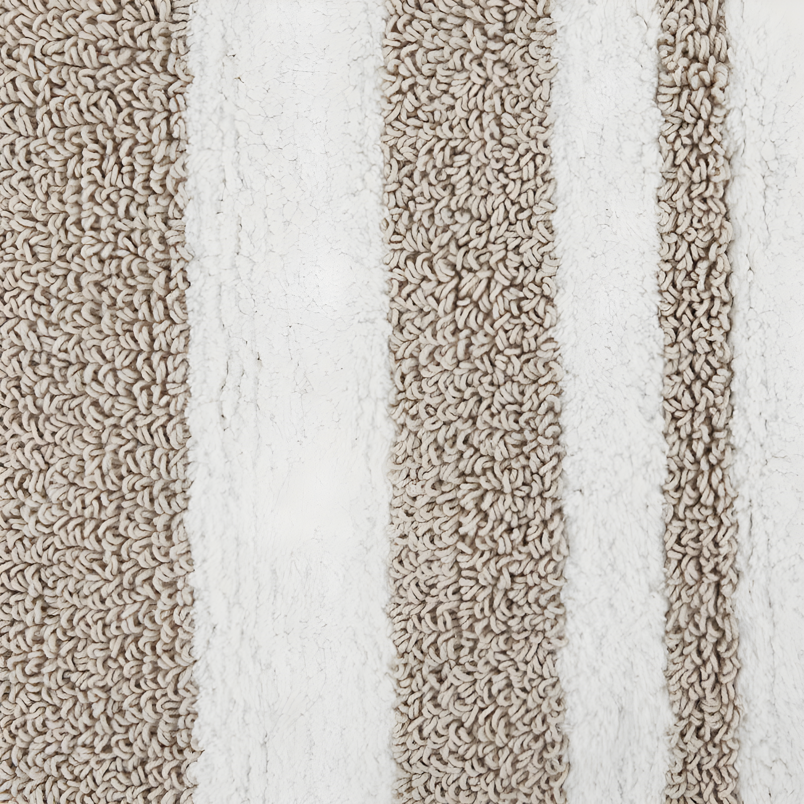 27"x45" Spa Cotton Reversible Bath Rug Taupe Brown: Madison Park, Tufted, Machine Washable, OEKO-TEX Certified