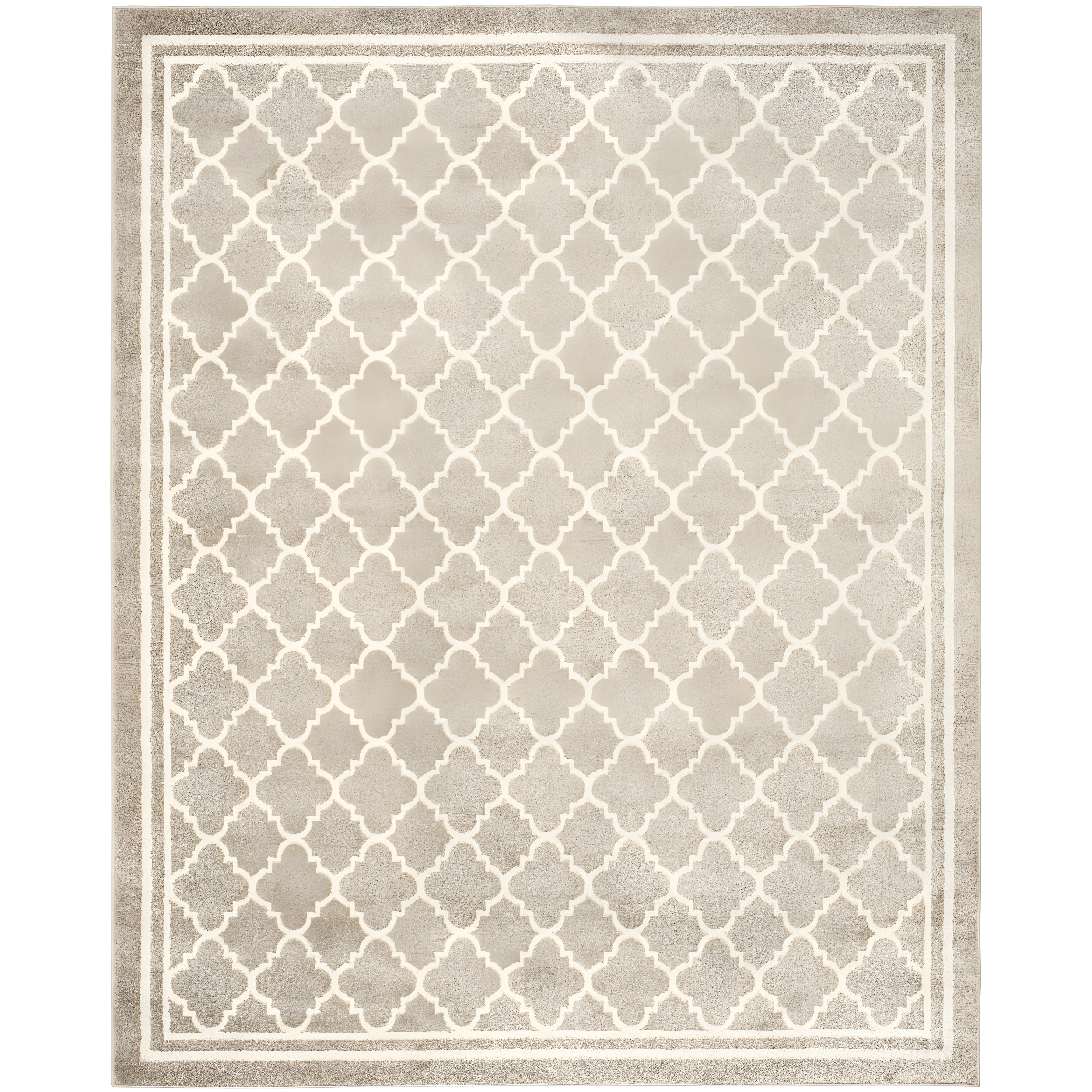 Amherst AMT422 Power Loomed Indoor Area Rug - Wheat/Beige - 6'x9' - Safavieh