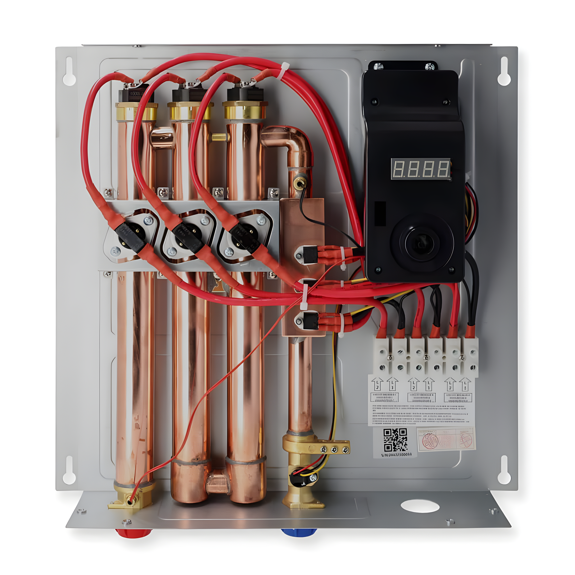 Ecosmart ECO 24 24 KW at 240-Volt Electric Tankless Water Heater with Patented Self Modulating Technology, 17 x 17 x 3.5